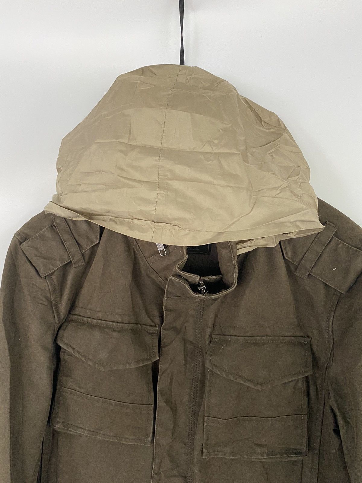 Japanese Brand 291295 Homme Jacket Military Style With Hoodie Size US M / EU 48-50 / 2 - 11 Thumbnail