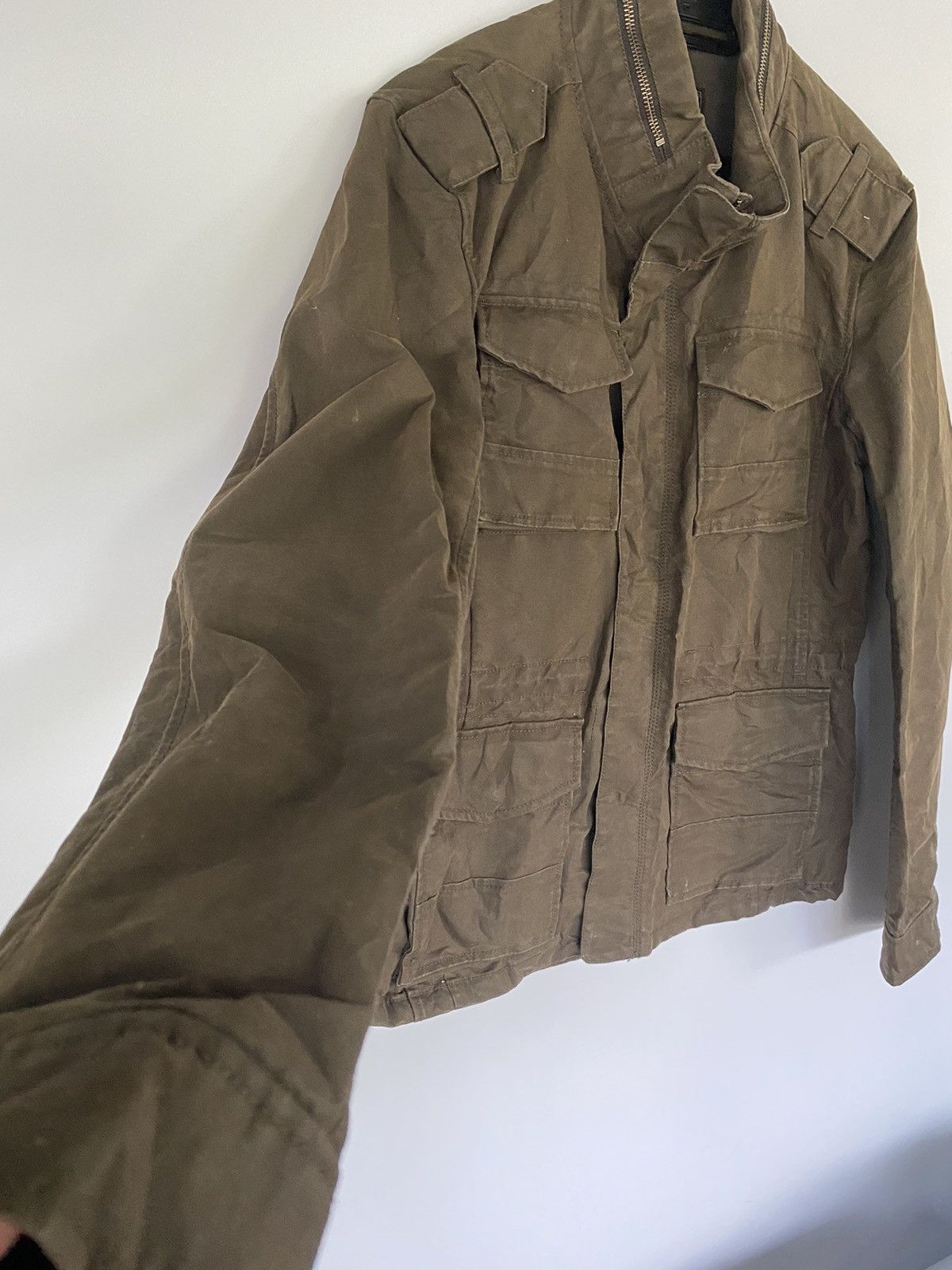 Japanese Brand 291295 Homme Jacket Military Style With Hoodie Size US M / EU 48-50 / 2 - 9 Thumbnail