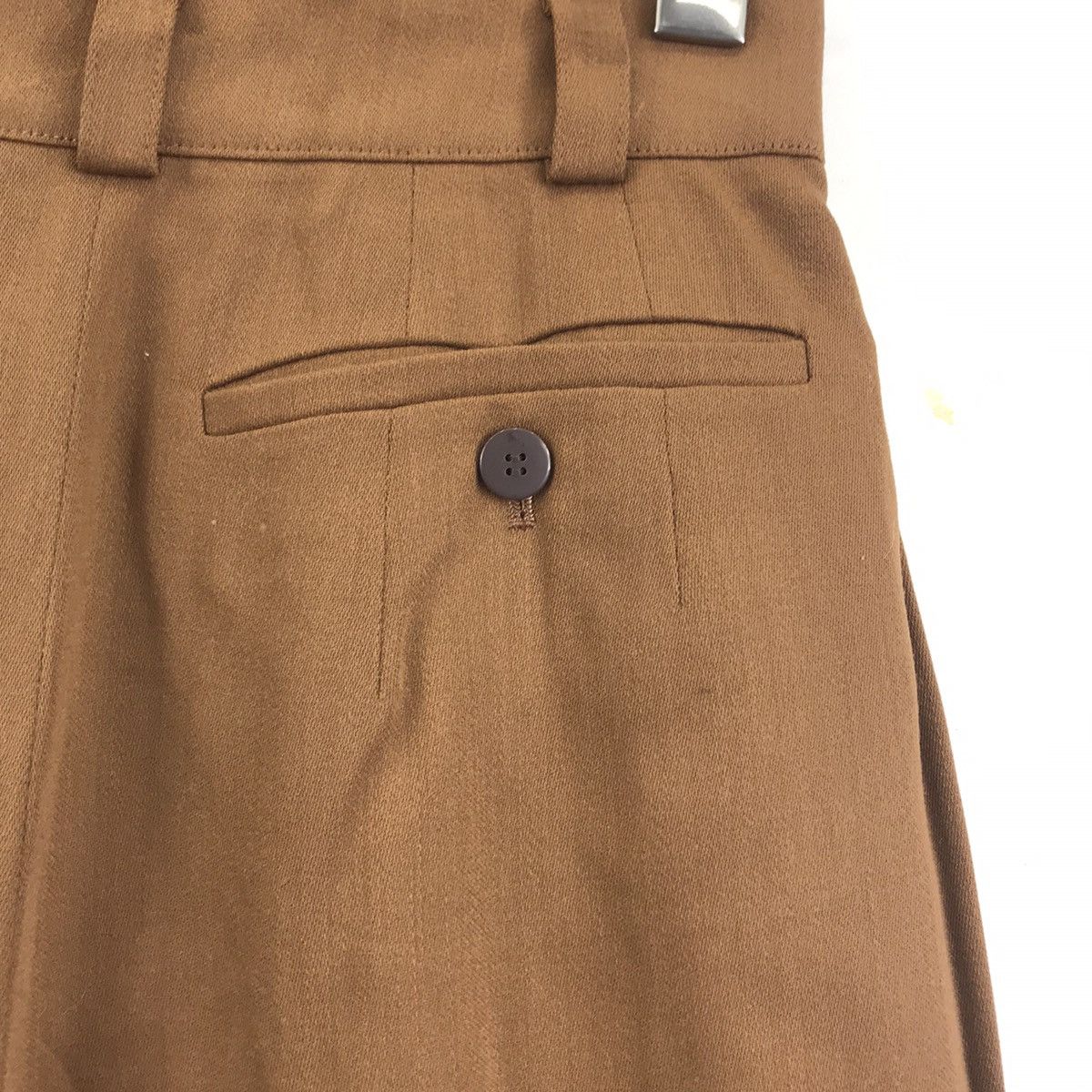 Vintage CORDIER Germany High Waist Brown Casual Trousers Pant Size US 26 / EU 42 - 8 Thumbnail