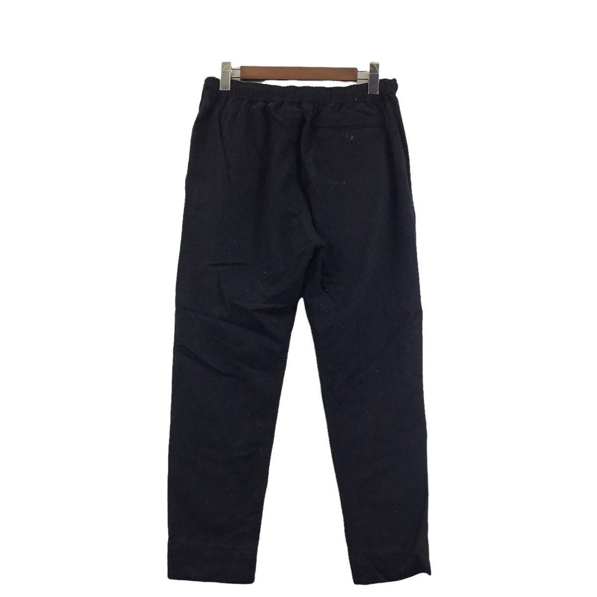 Uniqlo UNIQLO And LEMAIRE Regular Fit Wool Black Casual Trousers Size US 28 / EU 44 - 6 Thumbnail