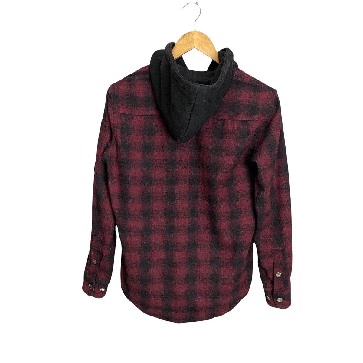 Flannel × Japanese Brand bluco work garment tartan flannel hoodie Size US S / EU 44-46 / 1 - 2 Thumbnail