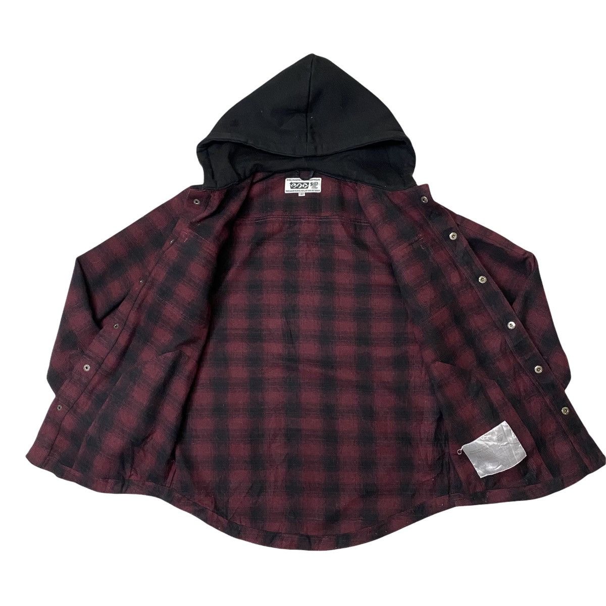 Flannel × Japanese Brand bluco work garment tartan flannel hoodie Size US S / EU 44-46 / 1 - 6 Thumbnail