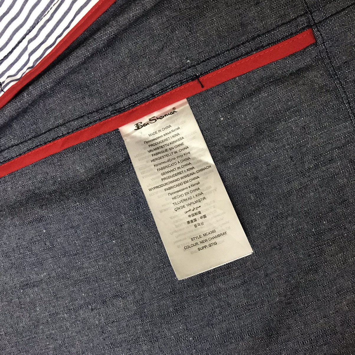 Ben sherman linen chore jacket