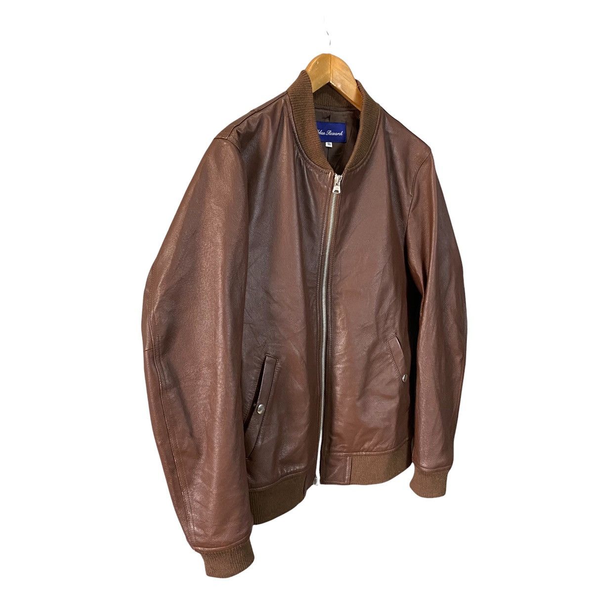 Japanese Brand × URBAN RESEARCH DOORS urban research bomber leather jacket pig skin Size US M / EU 48-50 / 2 - 4 Thumbnail