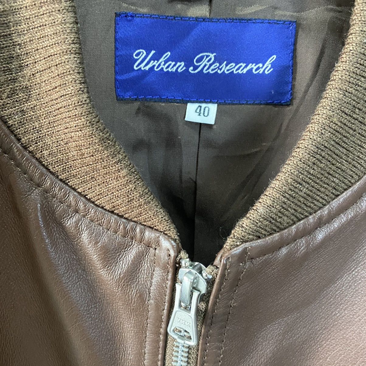 Japanese Brand × URBAN RESEARCH DOORS urban research bomber leather jacket pig skin Size US M / EU 48-50 / 2 - 13 Thumbnail