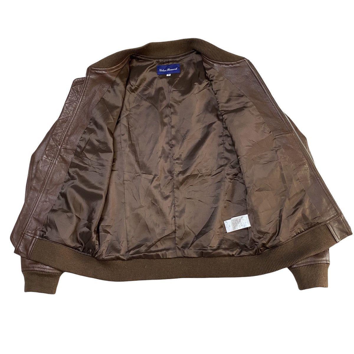 Japanese Brand × URBAN RESEARCH DOORS urban research bomber leather jacket pig skin Size US M / EU 48-50 / 2 - 6 Thumbnail