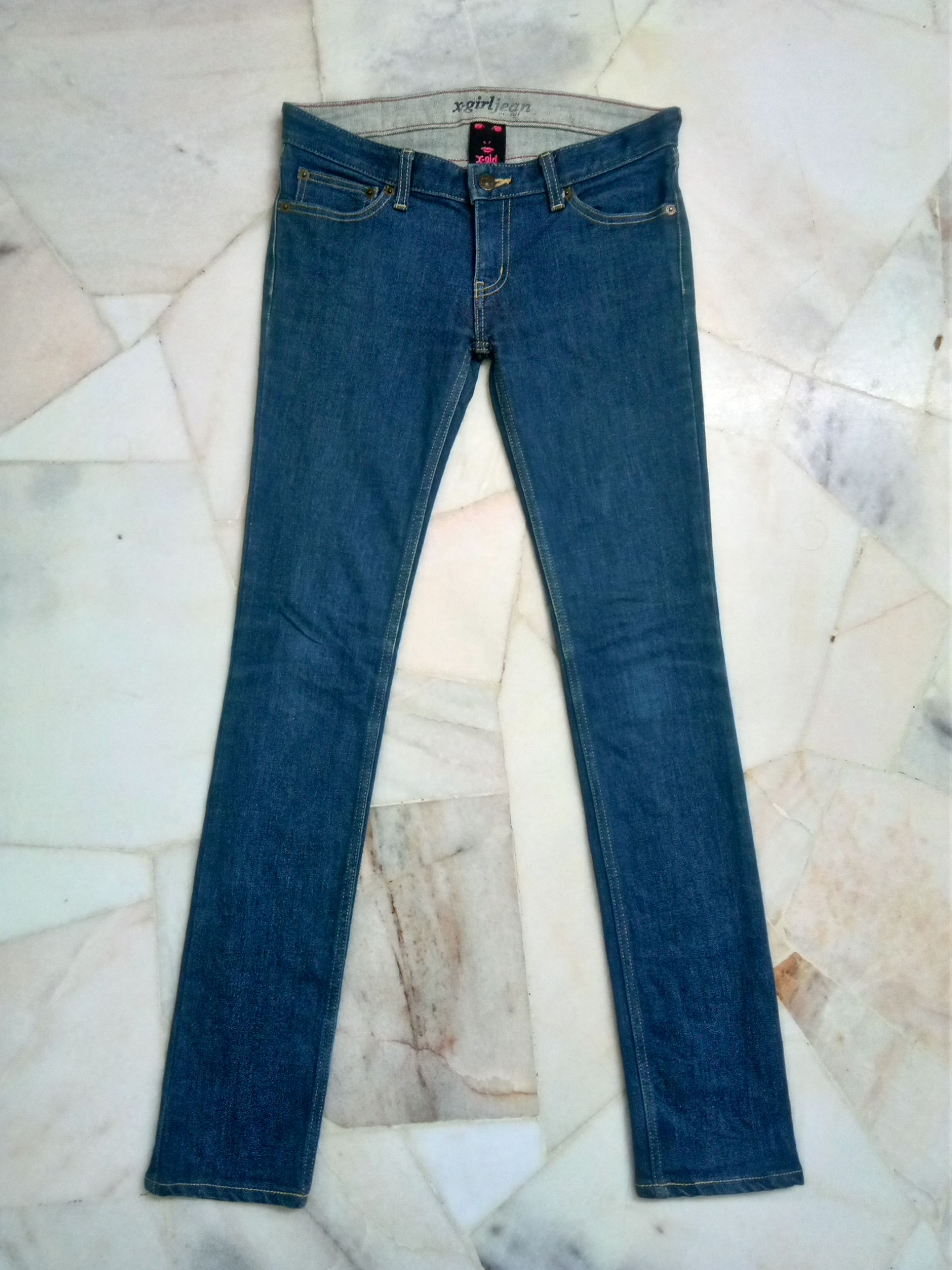 X-Girl X Girl Kim Gordon Sonic youth skinny Jeans Size 29" - 1 Thumbnail