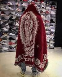Supreme Supreme Virgin Mary Blanket Red FW18 | Grailed