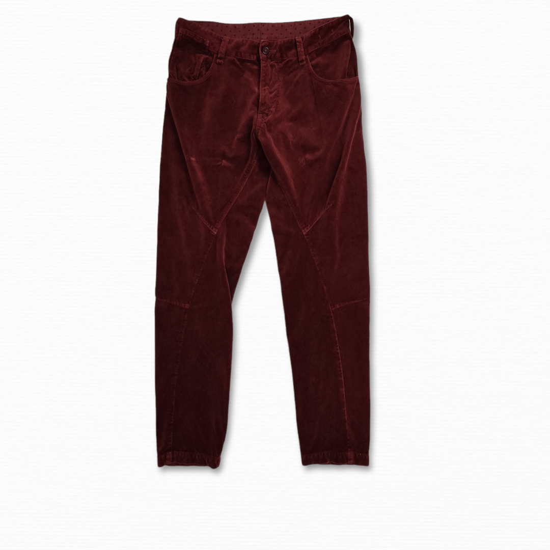 Massimo Alba Archive MASSIMO ALBA velvet trousers Size US 30 / EU 46 - 1 Thumbnail
