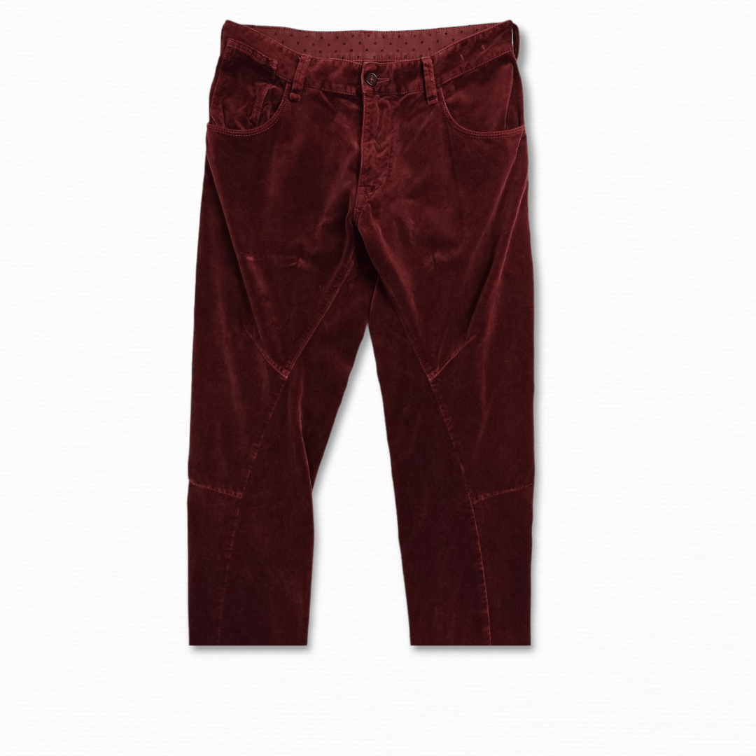 Massimo Alba Archive MASSIMO ALBA velvet trousers Size US 30 / EU 46 - 8 Thumbnail