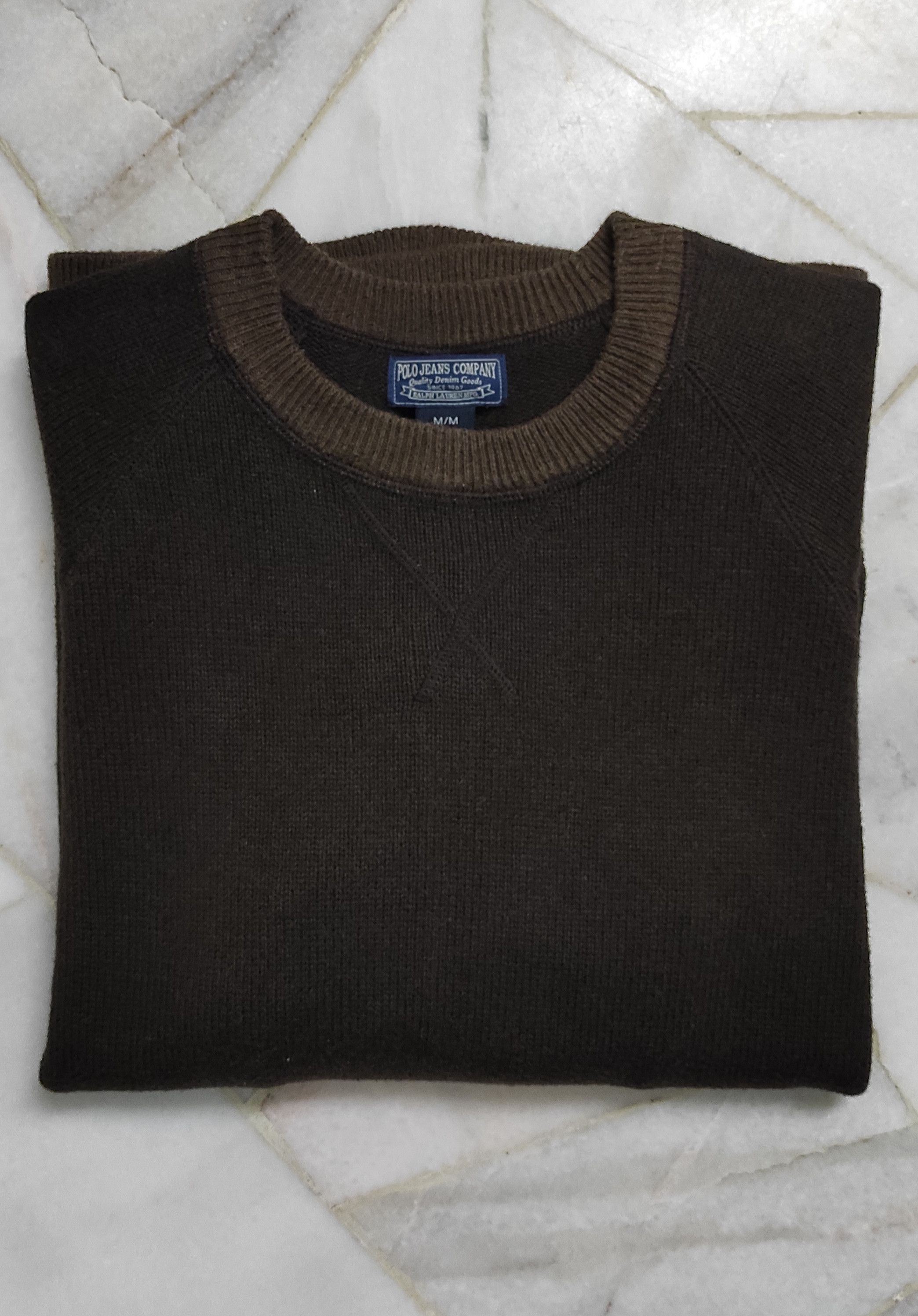 Ralph Lauren Archive 1990's POLO JEANS MILITARY Issue RAGLAN sweater Size US M / EU 48-50 / 2 - 7 Thumbnail