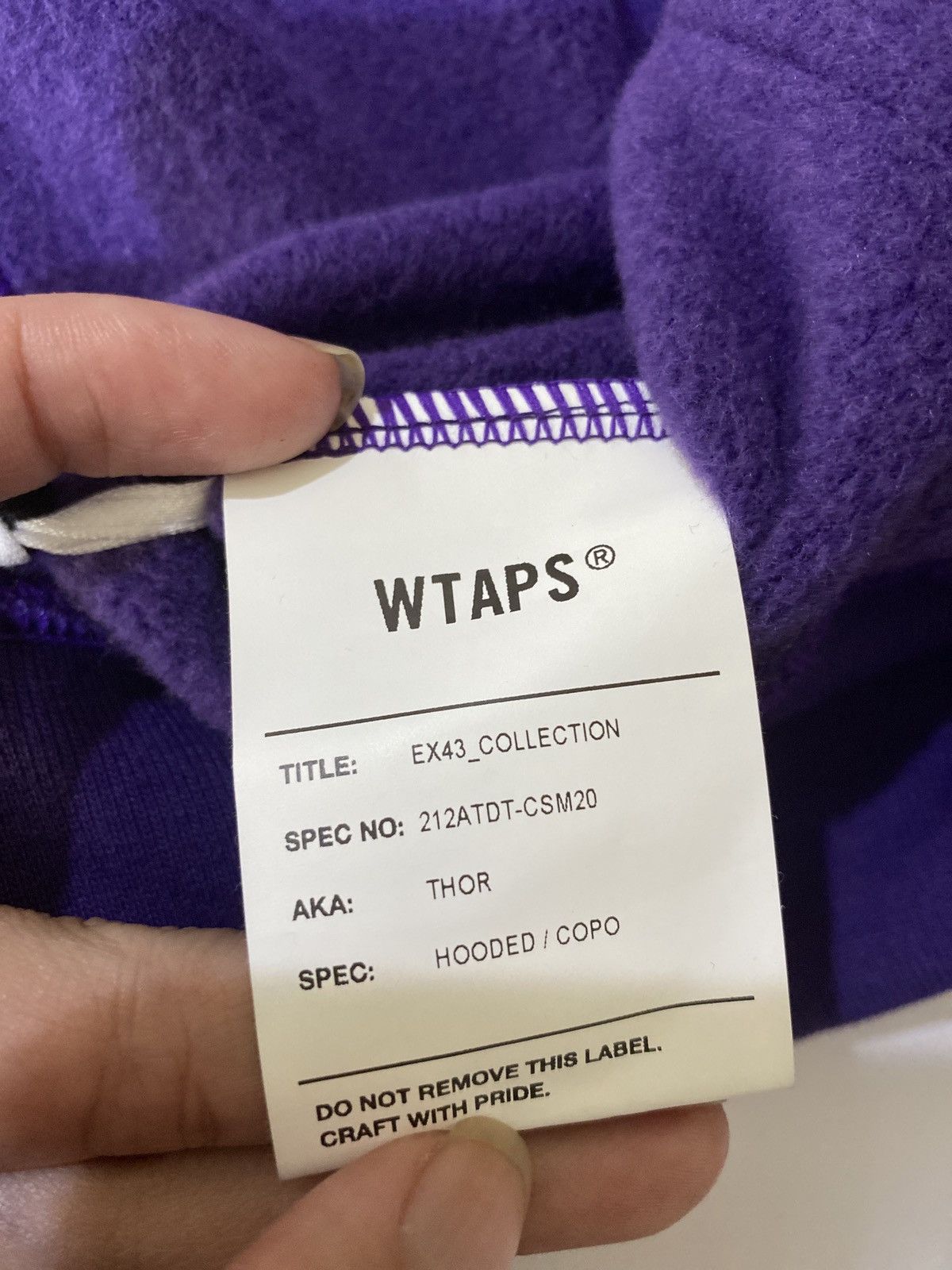 Wtaps Wtaps thor logo hoodie Size US M / EU 48-50 / 2 - 5 Thumbnail