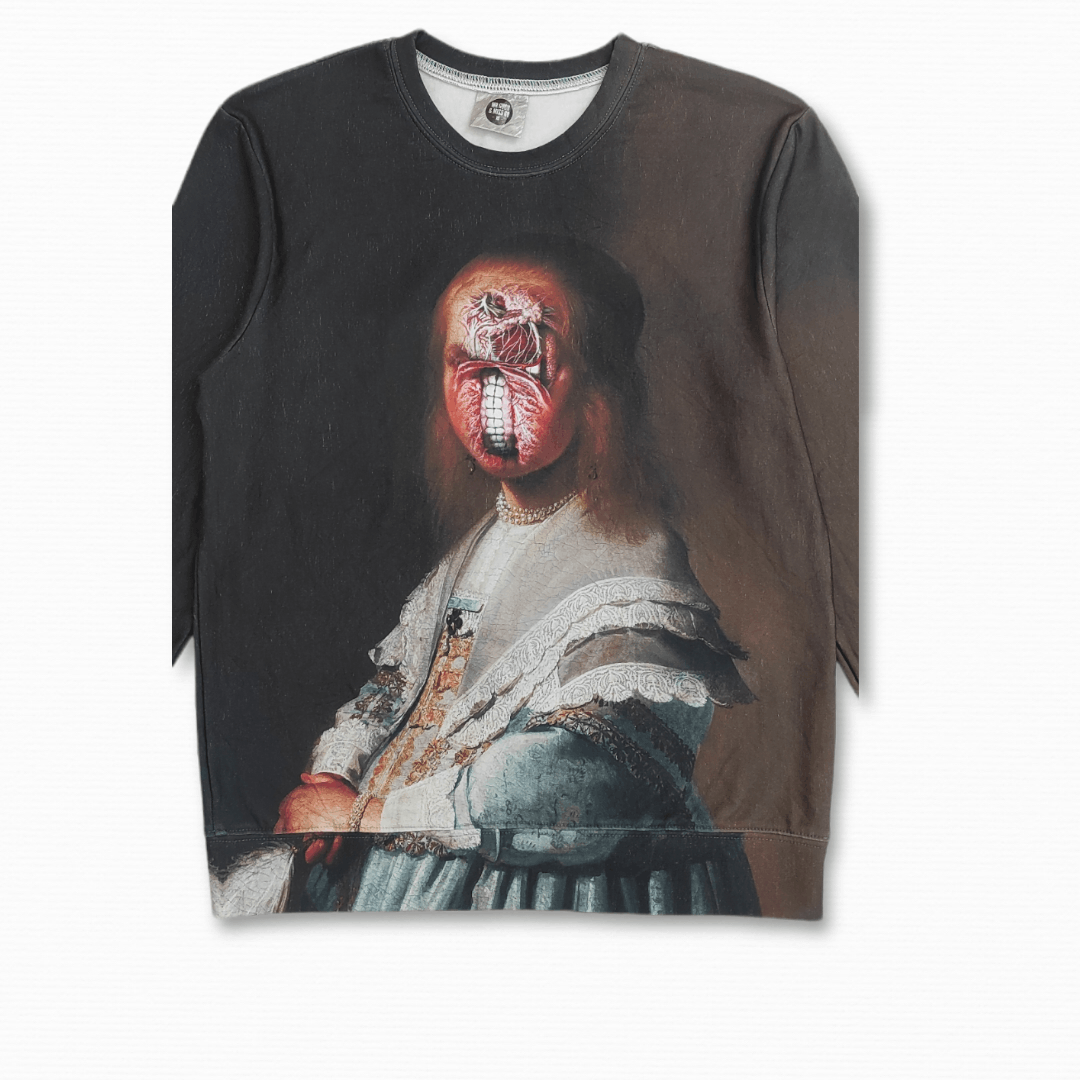 Other MR GUGU & MISS GO Weird Monalisa overprint sweater Size US XS / EU 42 / 0 - 8 Thumbnail