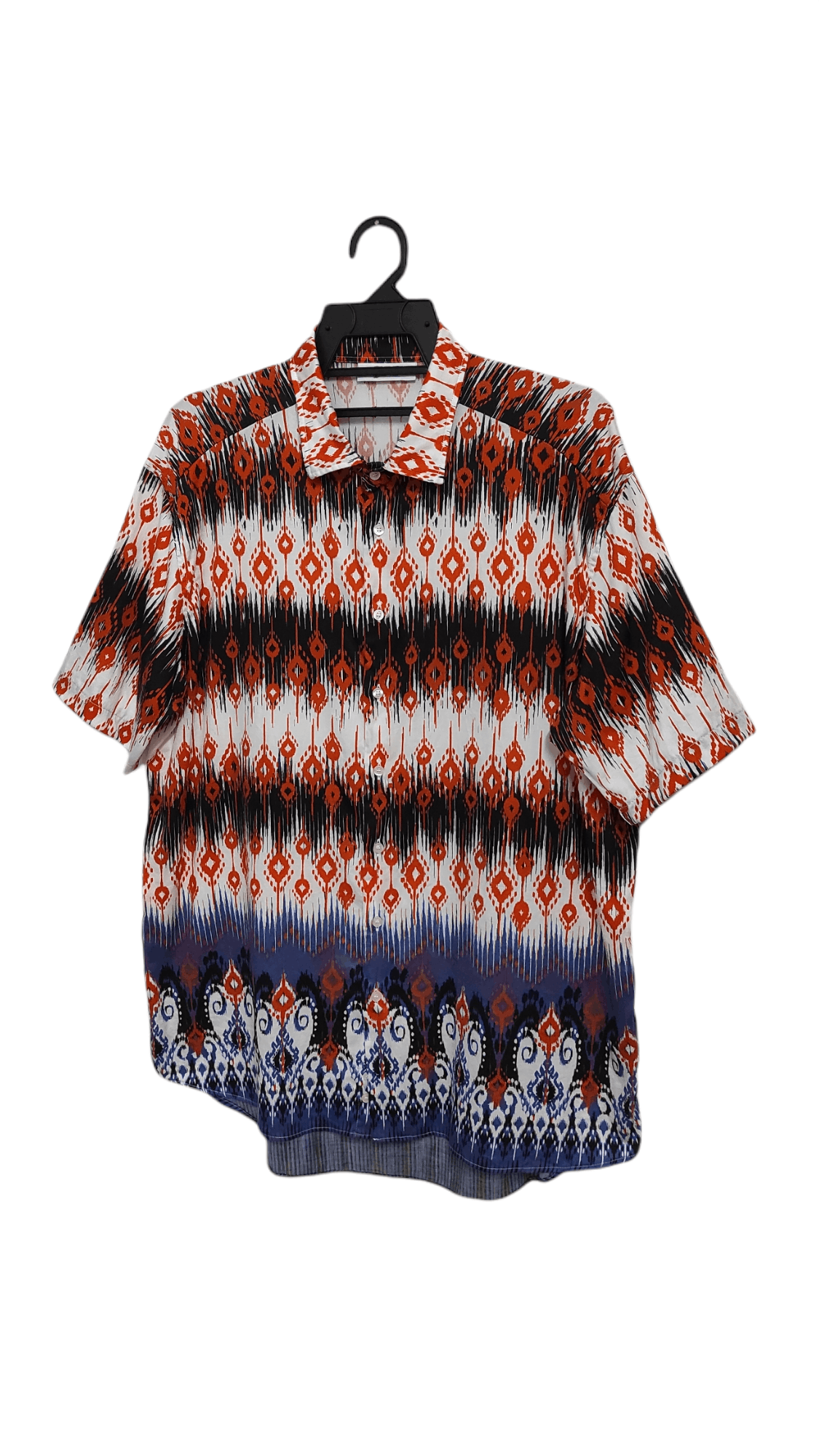 Etro Etro Multicolor Graphic Tribal Printed Stretch Cotton shirt Size US XL / EU 56 / 4 - 8 Thumbnail