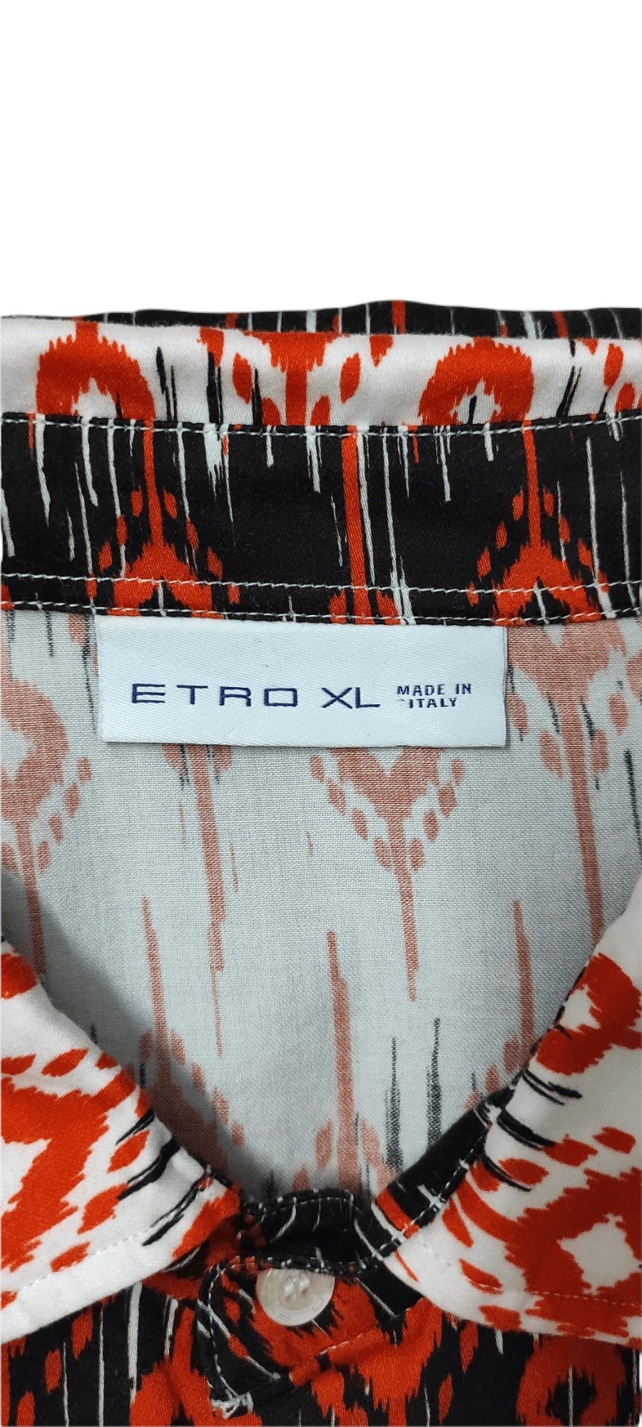 Etro Etro Multicolor Graphic Tribal Printed Stretch Cotton shirt Size US XL / EU 56 / 4 - 3 Thumbnail