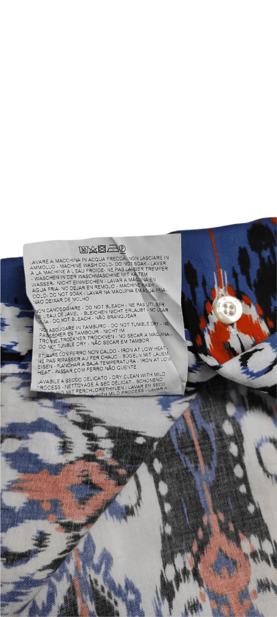 Etro Etro Multicolor Graphic Tribal Printed Stretch Cotton shirt Size US XL / EU 56 / 4 - 5 Thumbnail