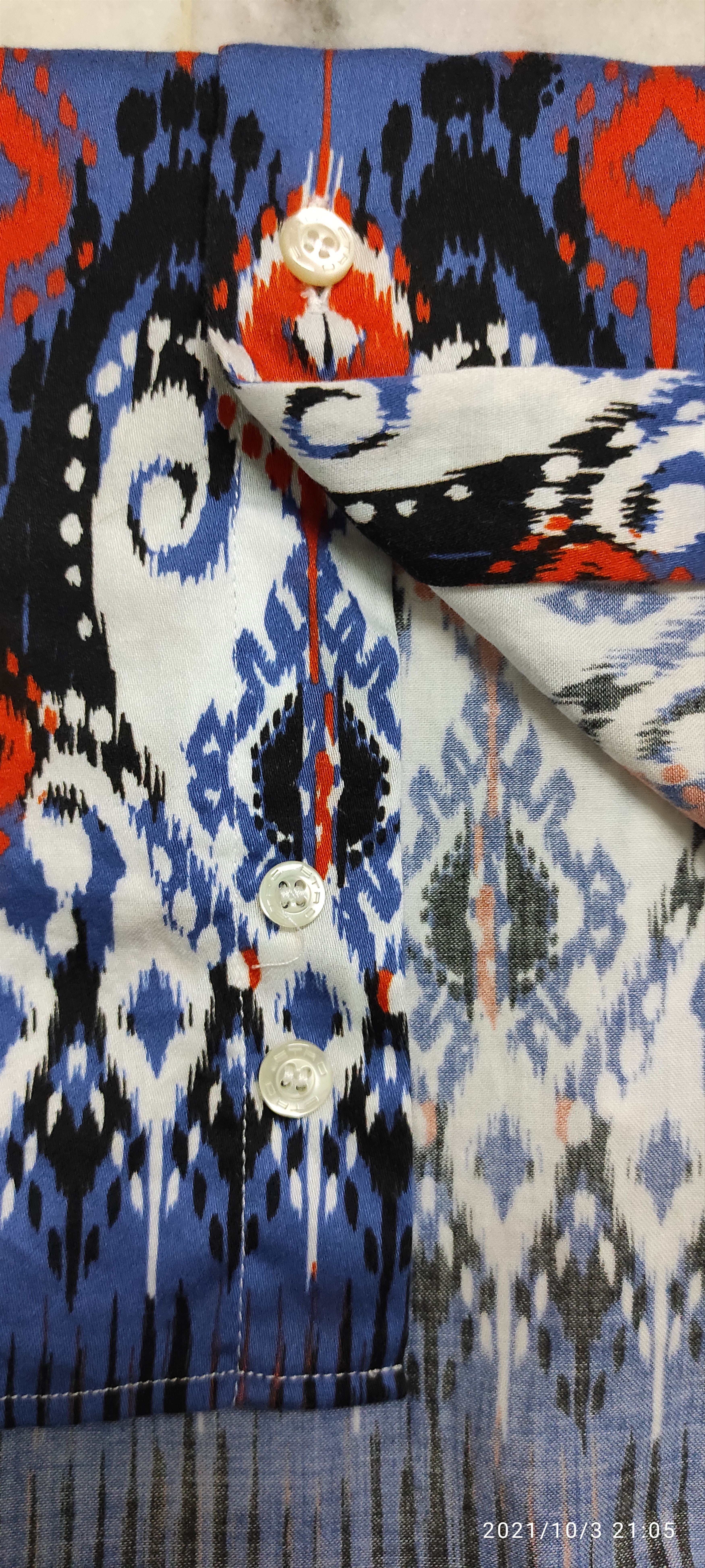 Etro Etro Multicolor Graphic Tribal Printed Stretch Cotton shirt Size US XL / EU 56 / 4 - 11 Thumbnail