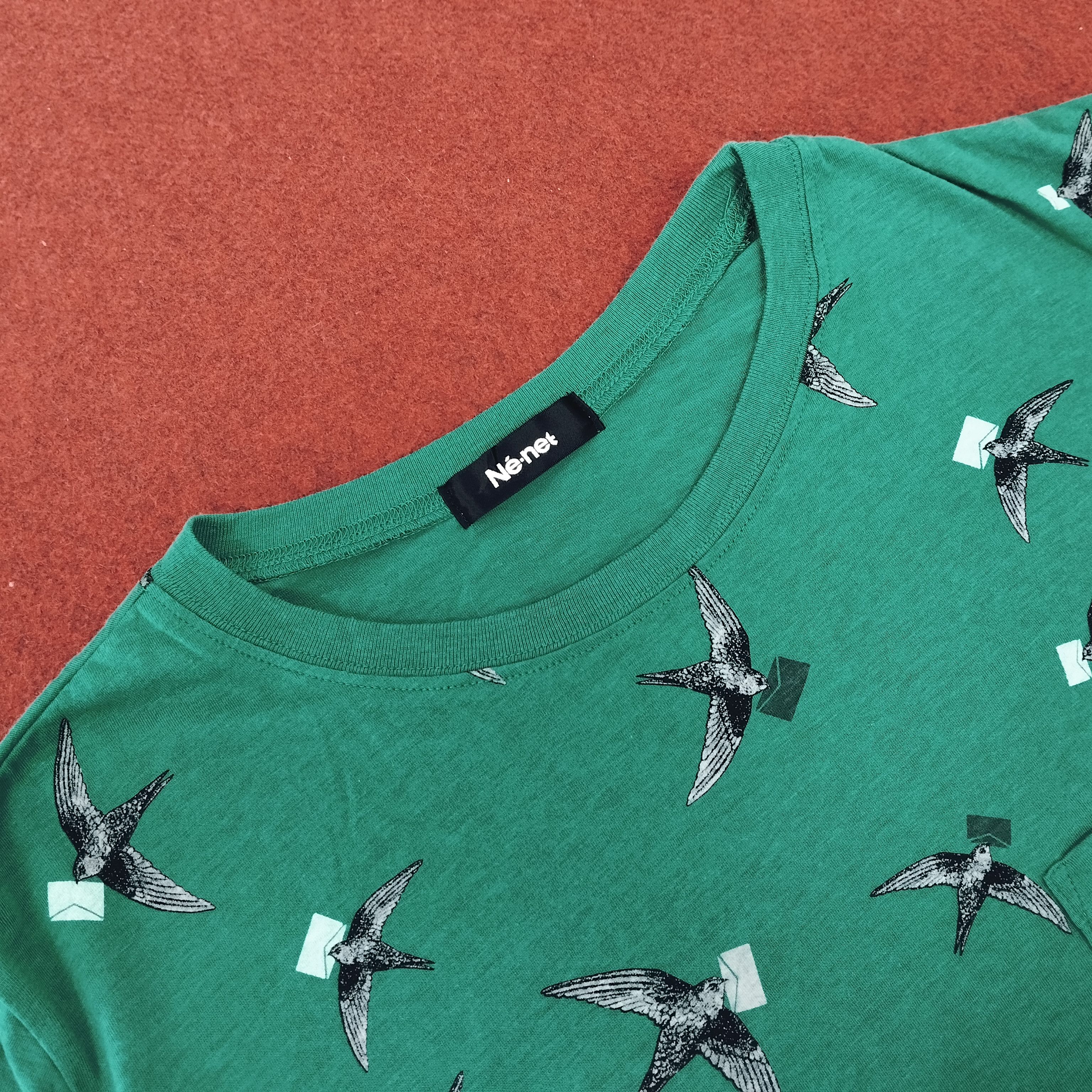 Issey Miyake × Ne-Net × Vintage Ne-Net Issey Miyake Japanese Designer Full Print Tshirt Size US L / EU 52-54 / 3 - 3 Thumbnail