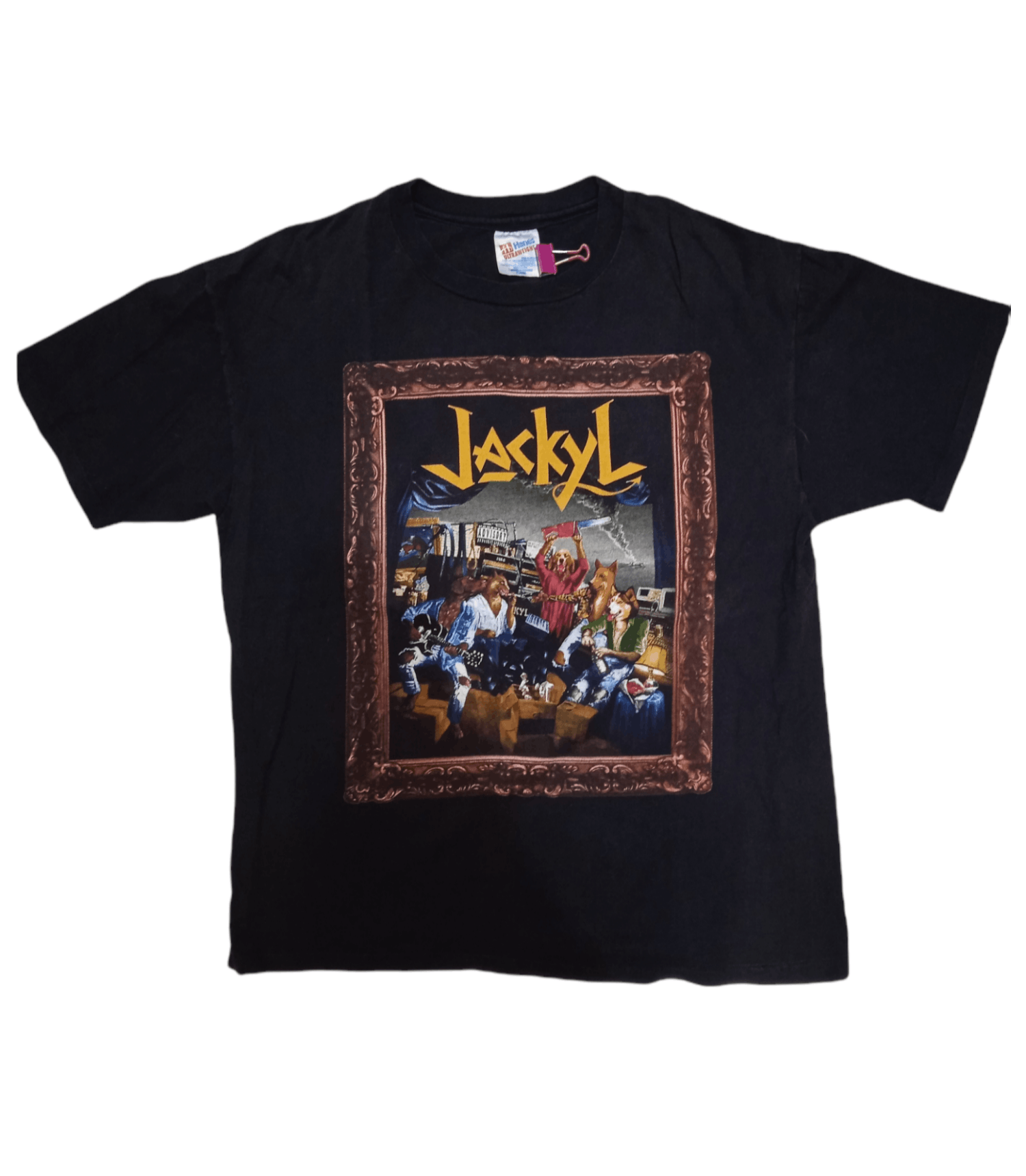 Other Vintage Single Stitch 90s Jakyl Band Tee Size US XL / EU 56 / 4 - 1 Thumbnail