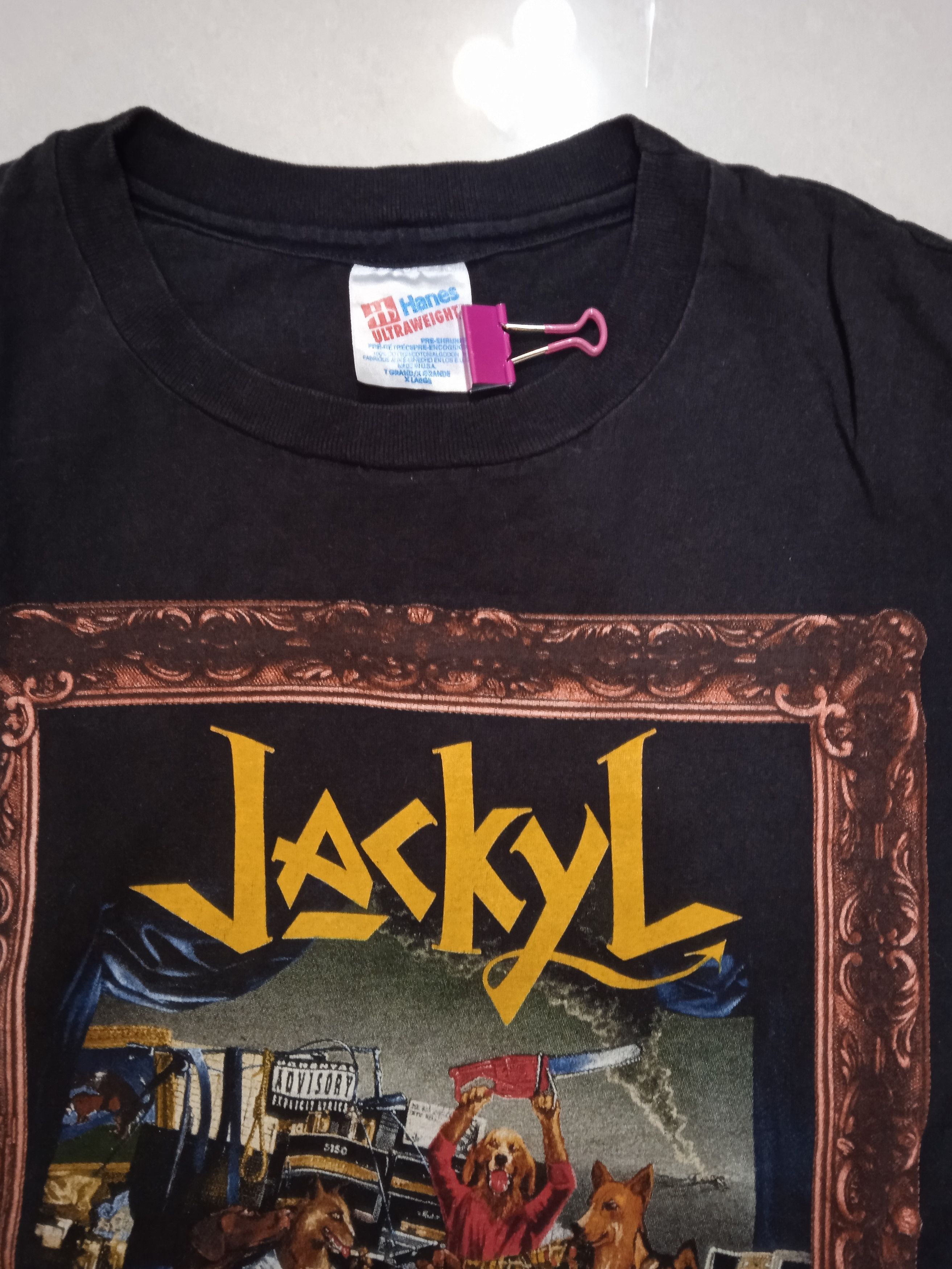 Other Vintage Single Stitch 90s Jakyl Band Tee Size US XL / EU 56 / 4 - 4 Thumbnail