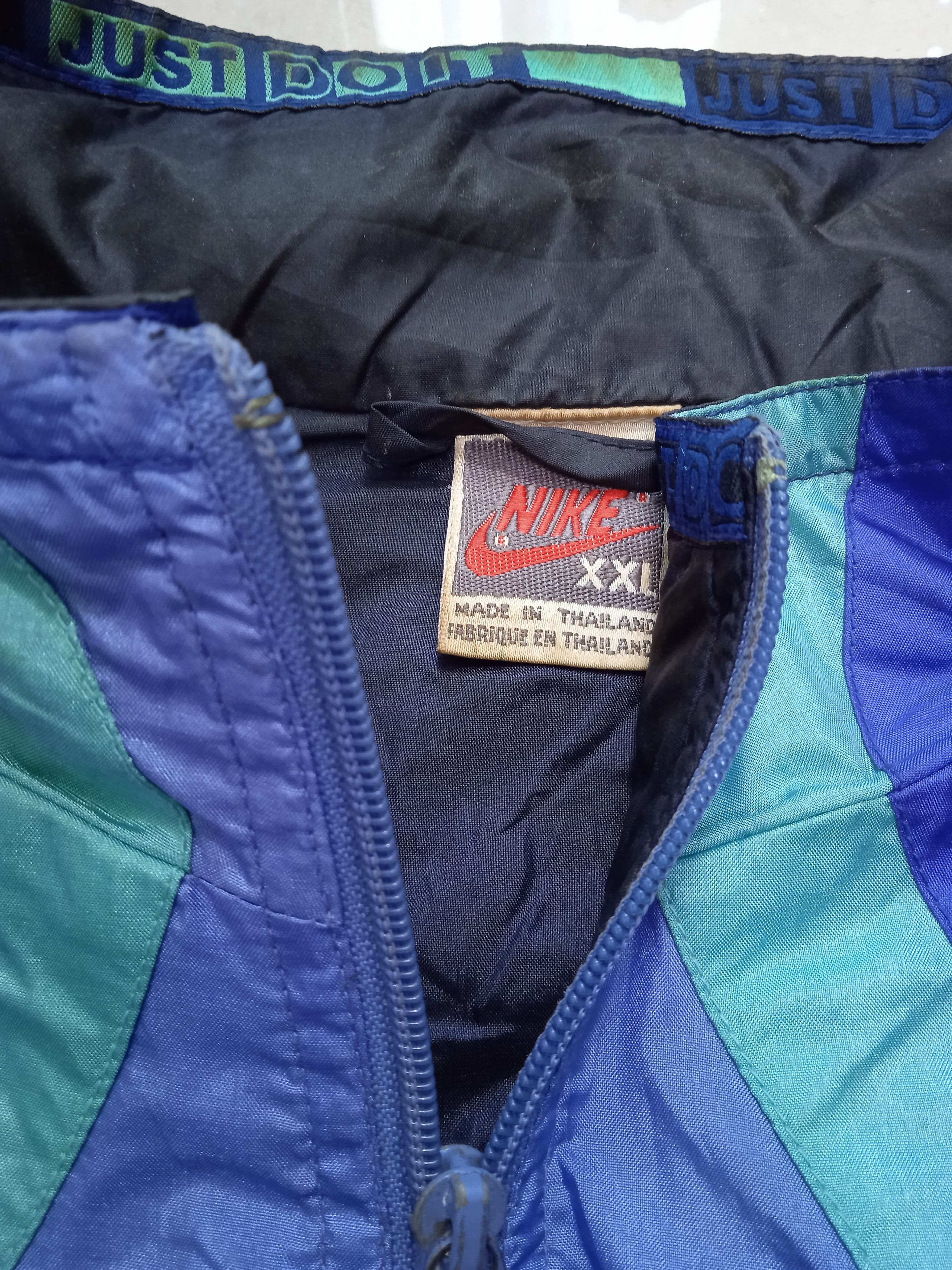 Other Vintage 90s Grey Tag Nike Aqua Berry Windbreaker Size US XXL / EU 58 / 5 - 3 Thumbnail