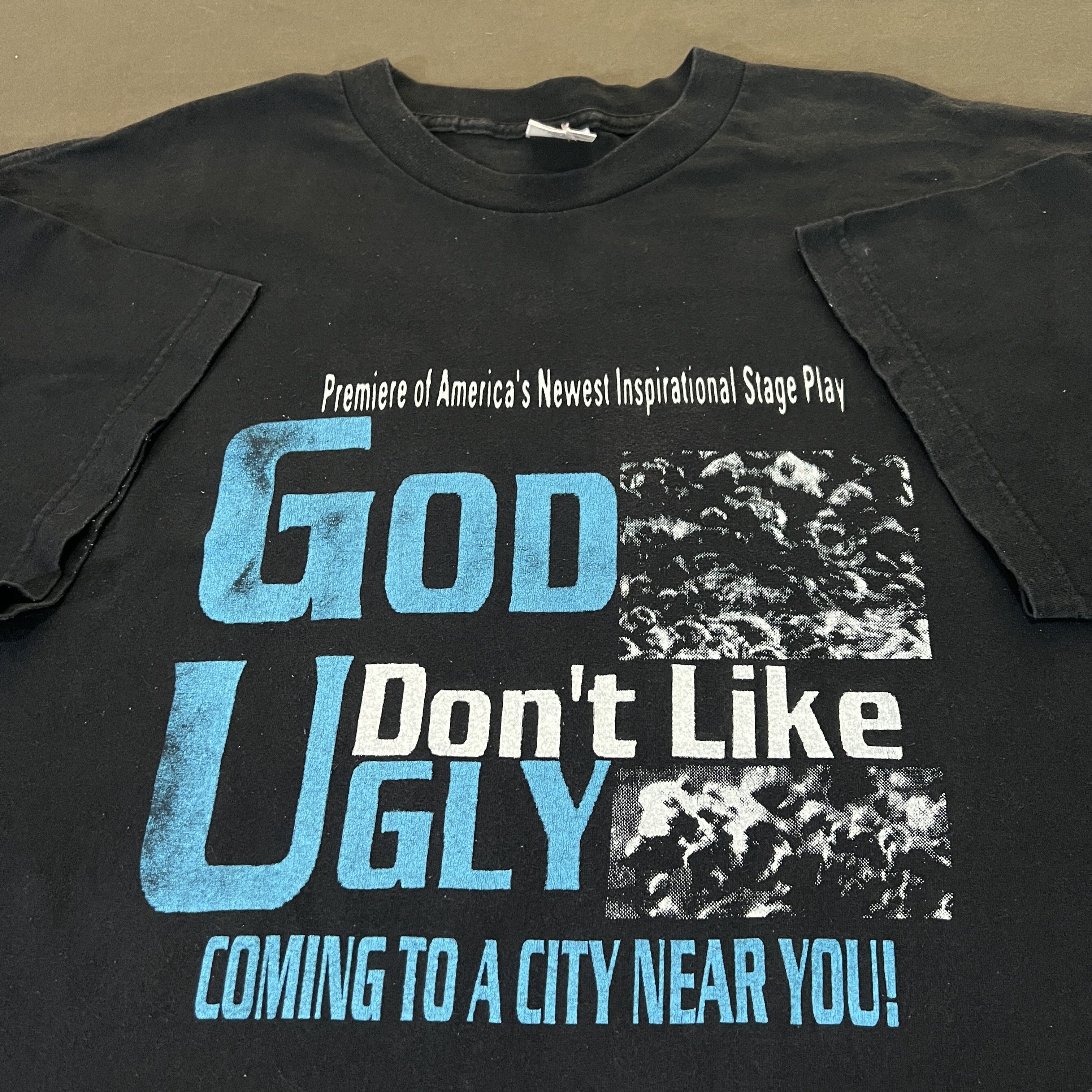 Rap Tees Vintage God don't like ugly Angela Bofill Dottie Peoples Size US XXL / EU 58 / 5 - 1 Thumbnail