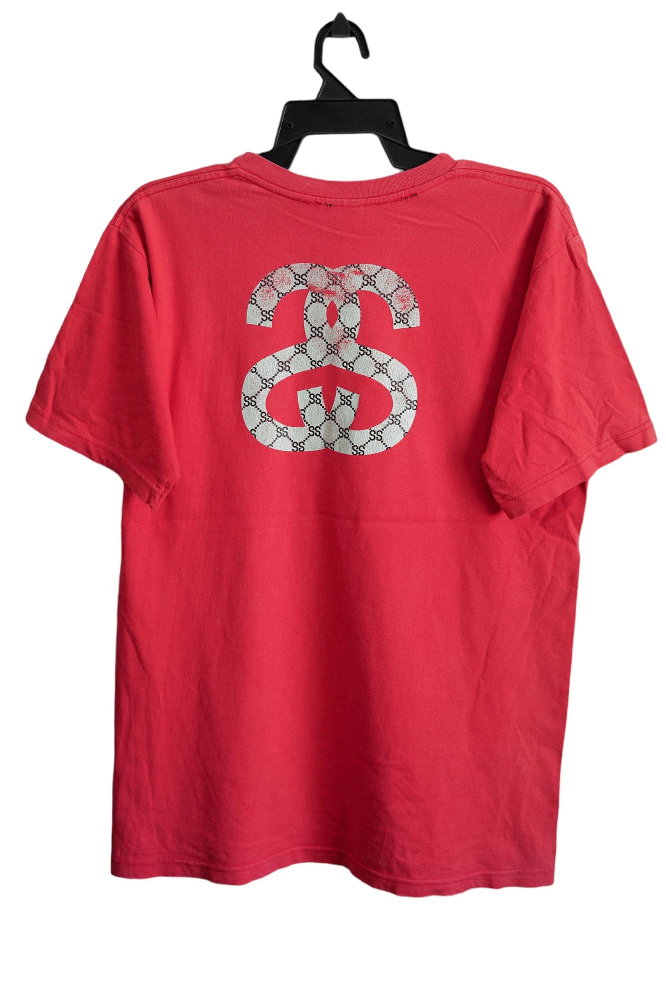 Stussy × Vintage Vintage Stussy Rip Off Gucci Logo Single Stitch Tee Size US L / EU 52-54 / 3 - 3 Thumbnail