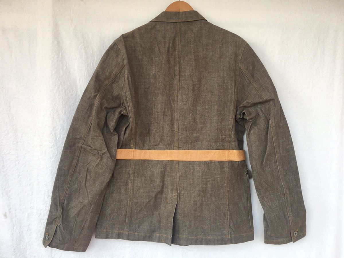 Designer Japanese Brand KEITA MARUYAMA Homme Brown Denim Jacket Size US L / EU 52-54 / 3 - 7 Thumbnail