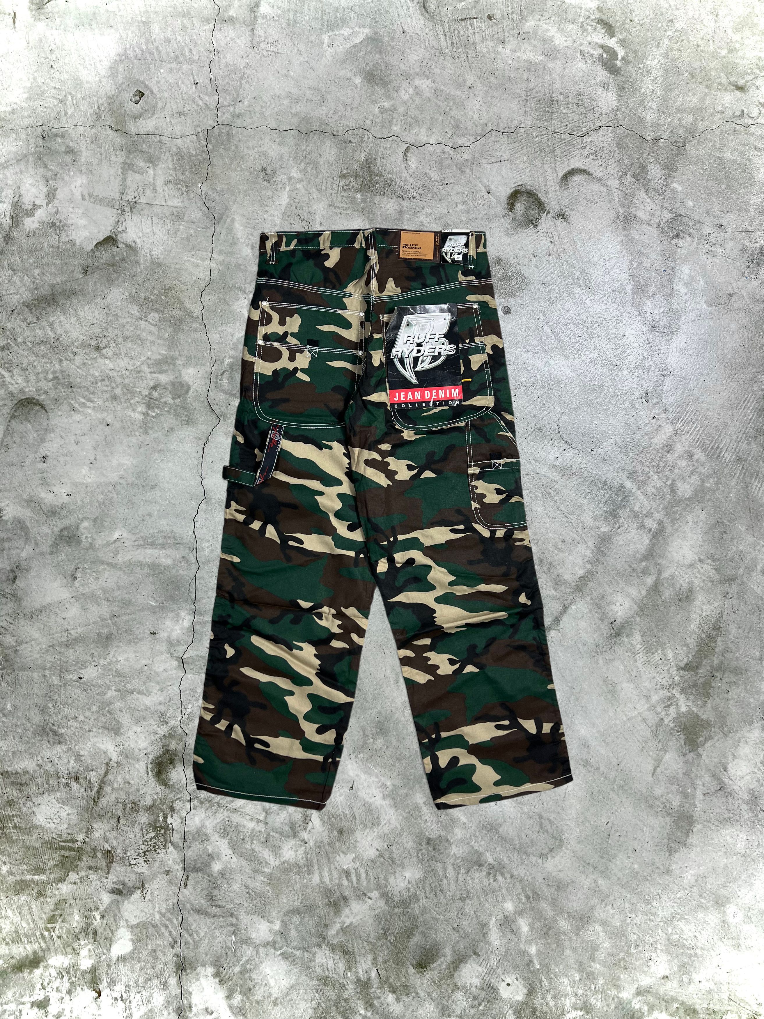 Vintage Vintage Dead Stock Ruff Ryders DMX Camo Pants JK156 | Grailed