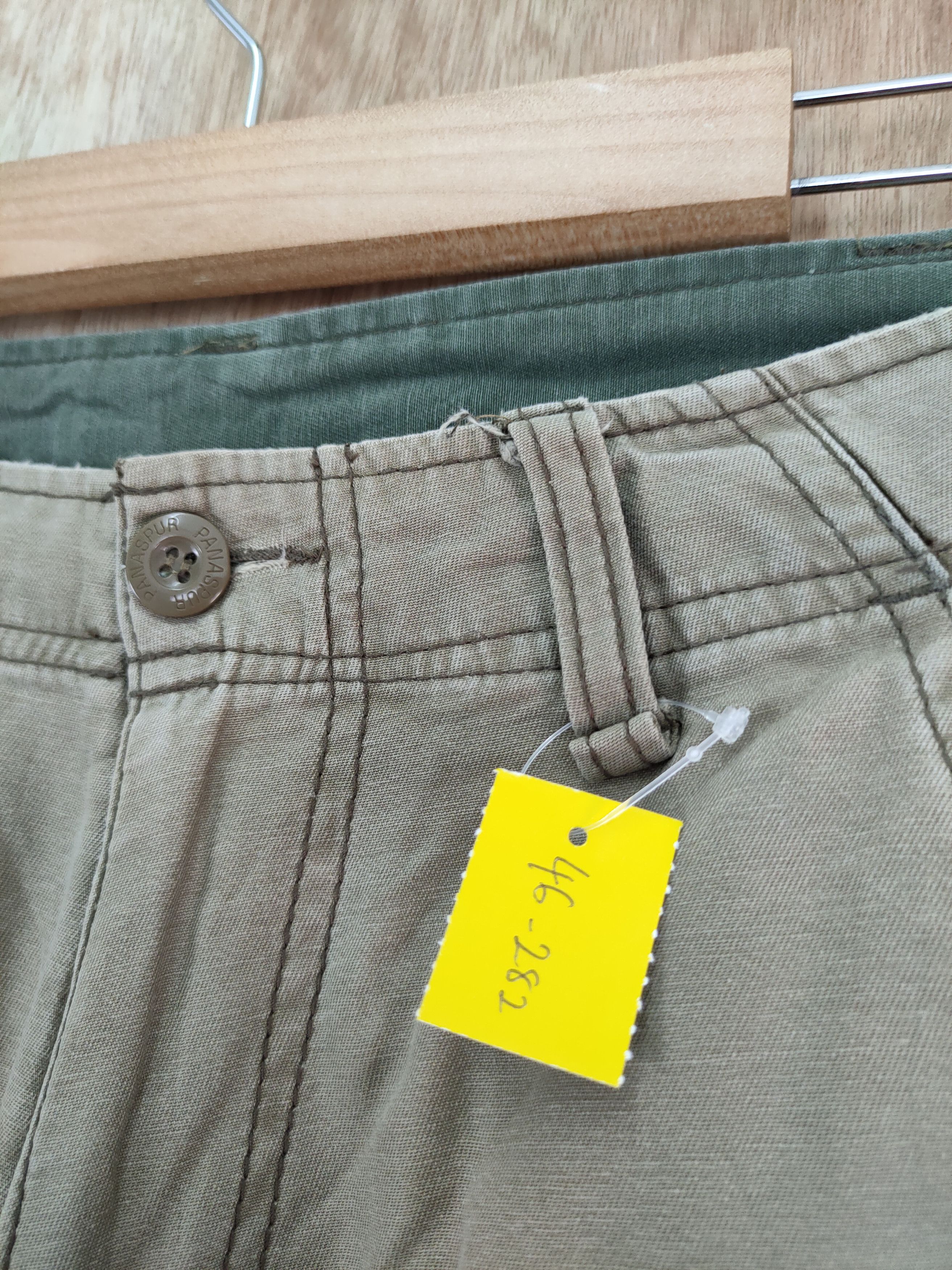 Japanese Brand DLL Japan brown vintage multi pocket cargo pants #46-282A Size US 31 - 5 Thumbnail