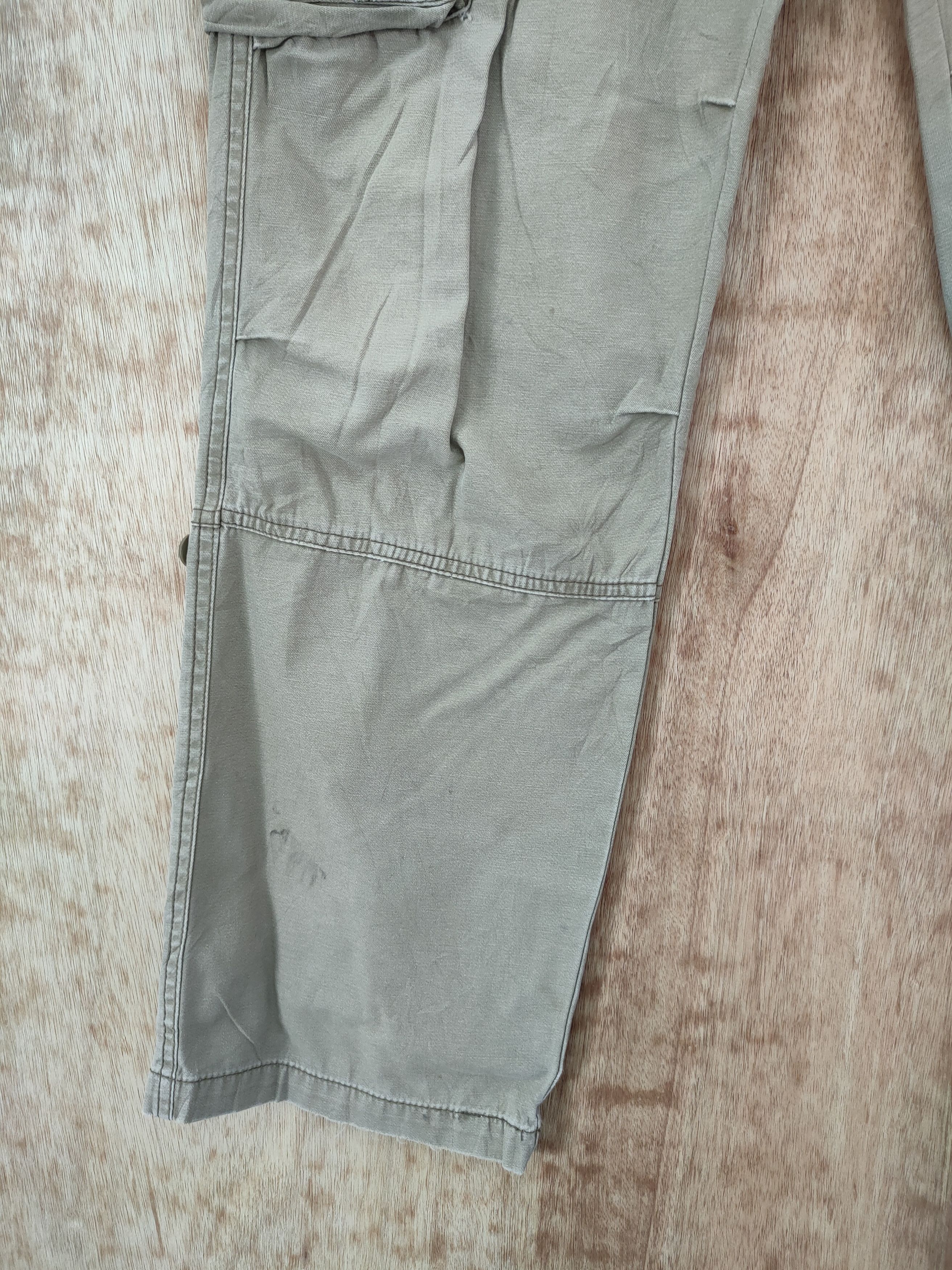 Japanese Brand DLL Japan brown vintage multi pocket cargo pants #46-282A Size US 31 - 2 Thumbnail