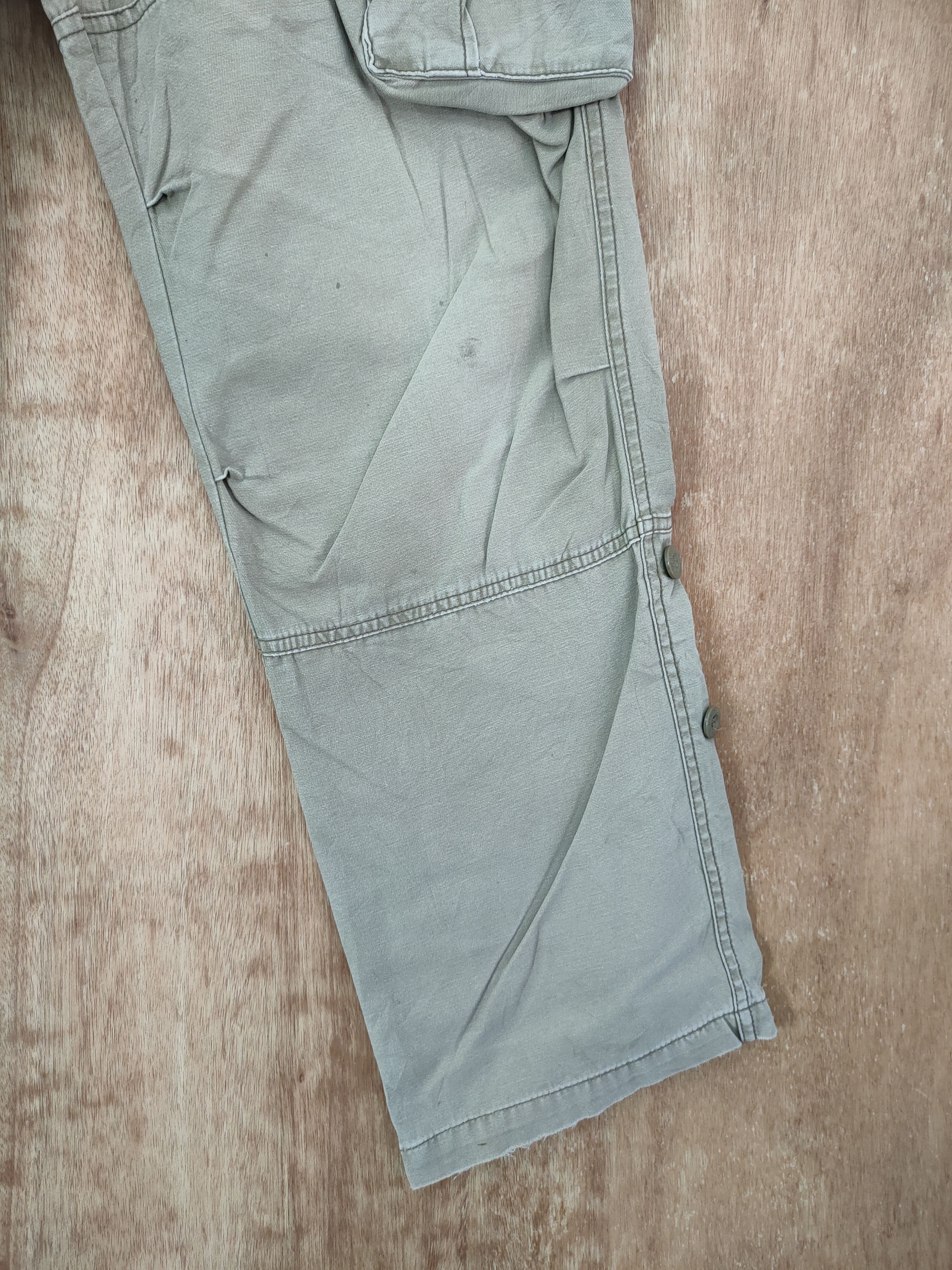 Japanese Brand DLL Japan brown vintage multi pocket cargo pants #46-282A Size US 31 - 3 Thumbnail