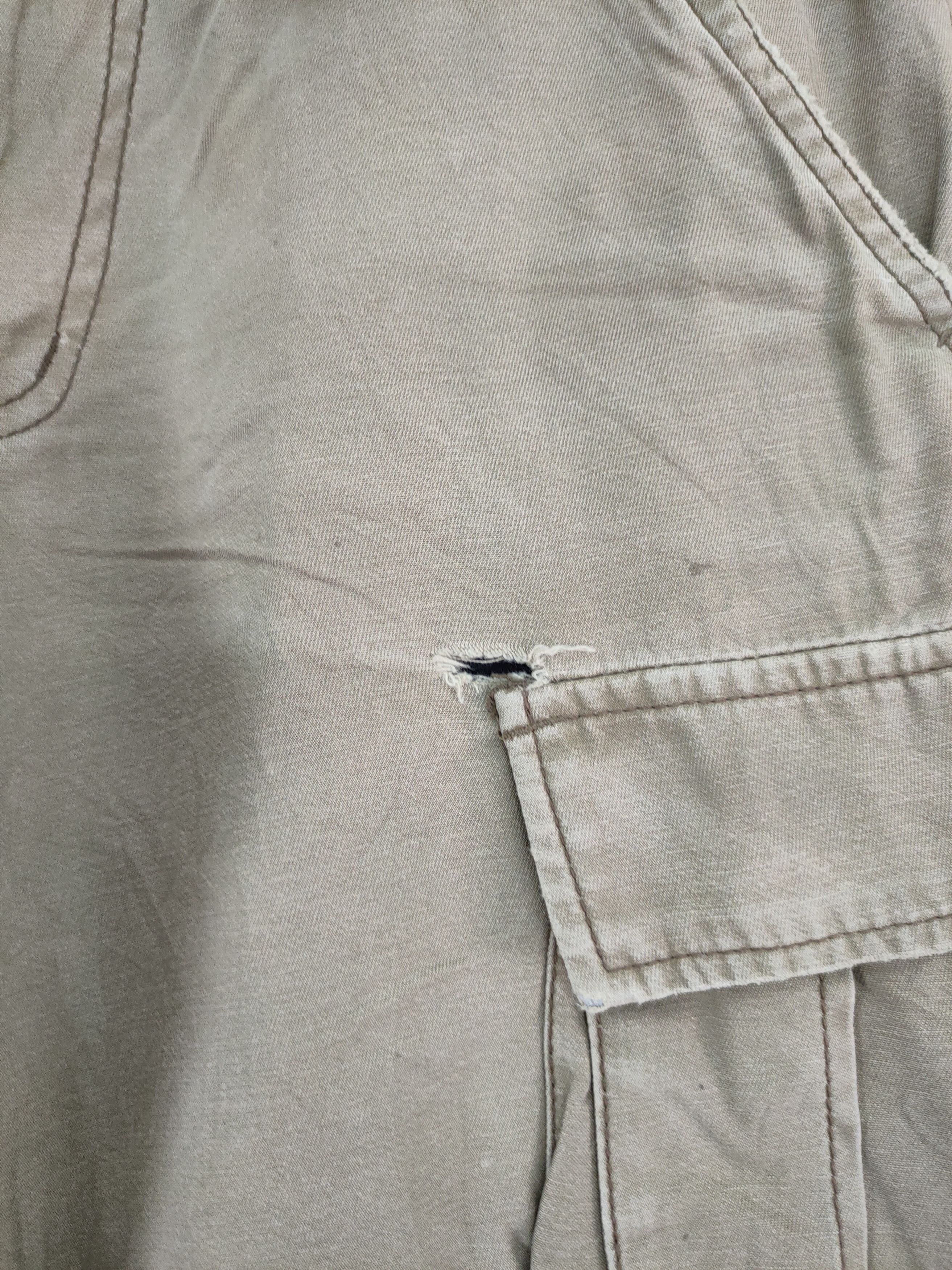 Japanese Brand DLL Japan brown vintage multi pocket cargo pants #46-282A Size US 31 - 6 Thumbnail