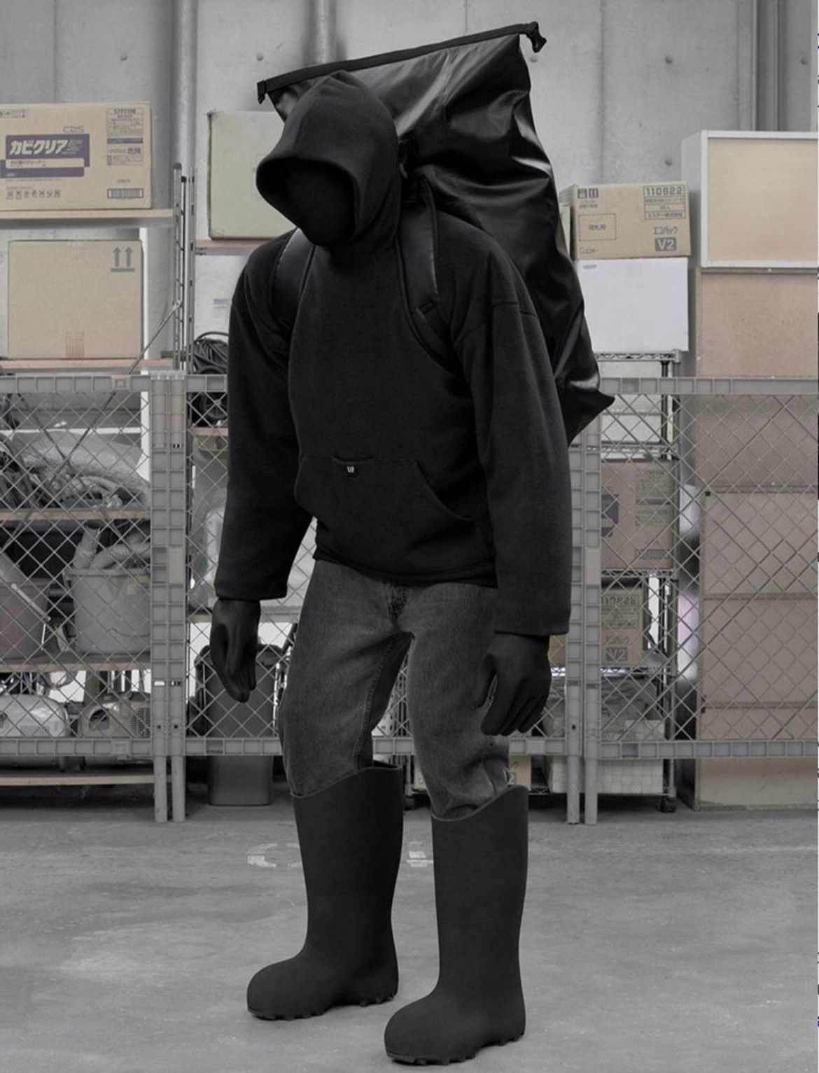 image of Yeezy Gap Dry Bag in Black, Men's