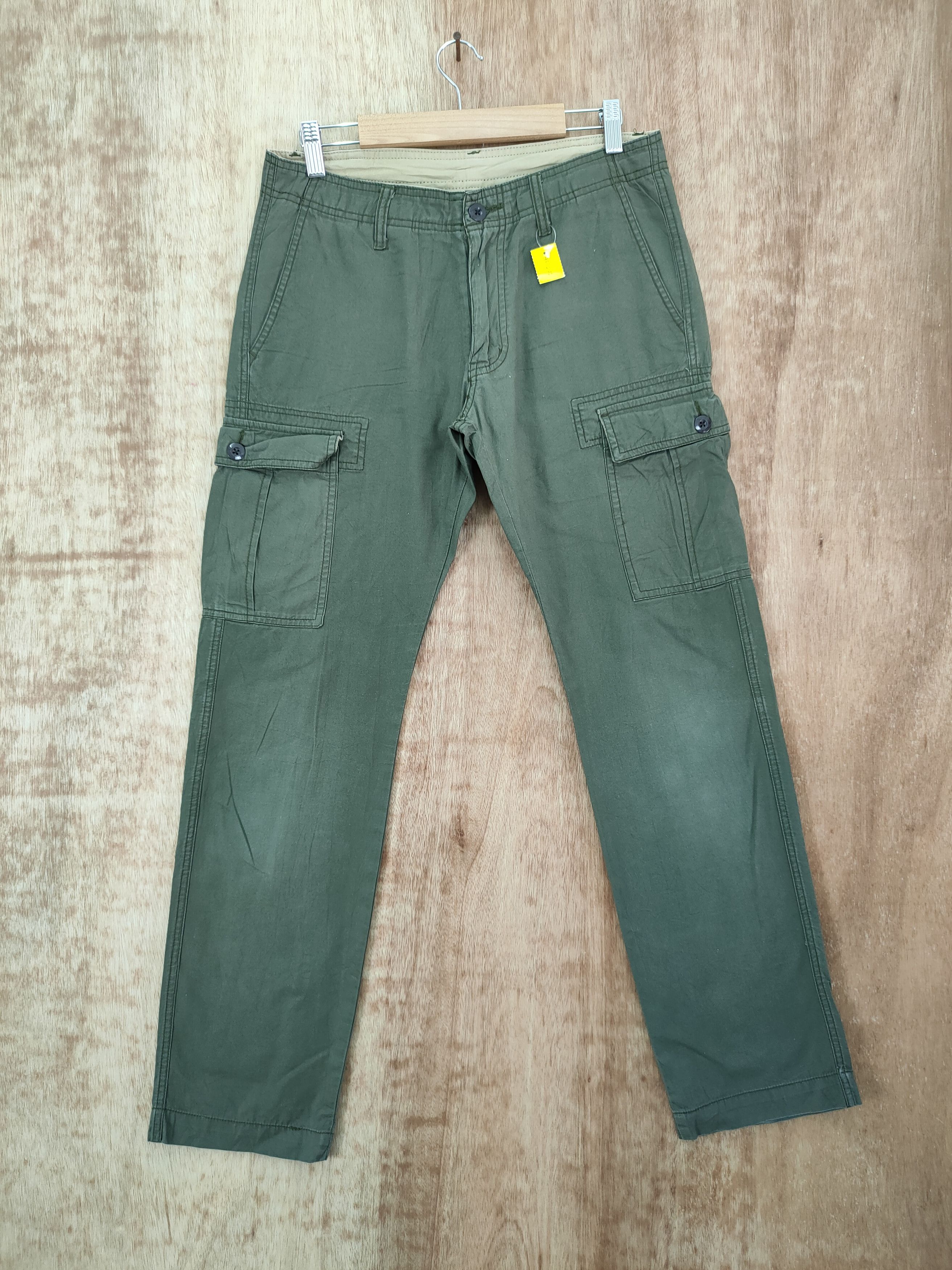 image of Vintage Japan Green Multipocket Tactical Cargo Pants 46-276A, Men's (Size 30)