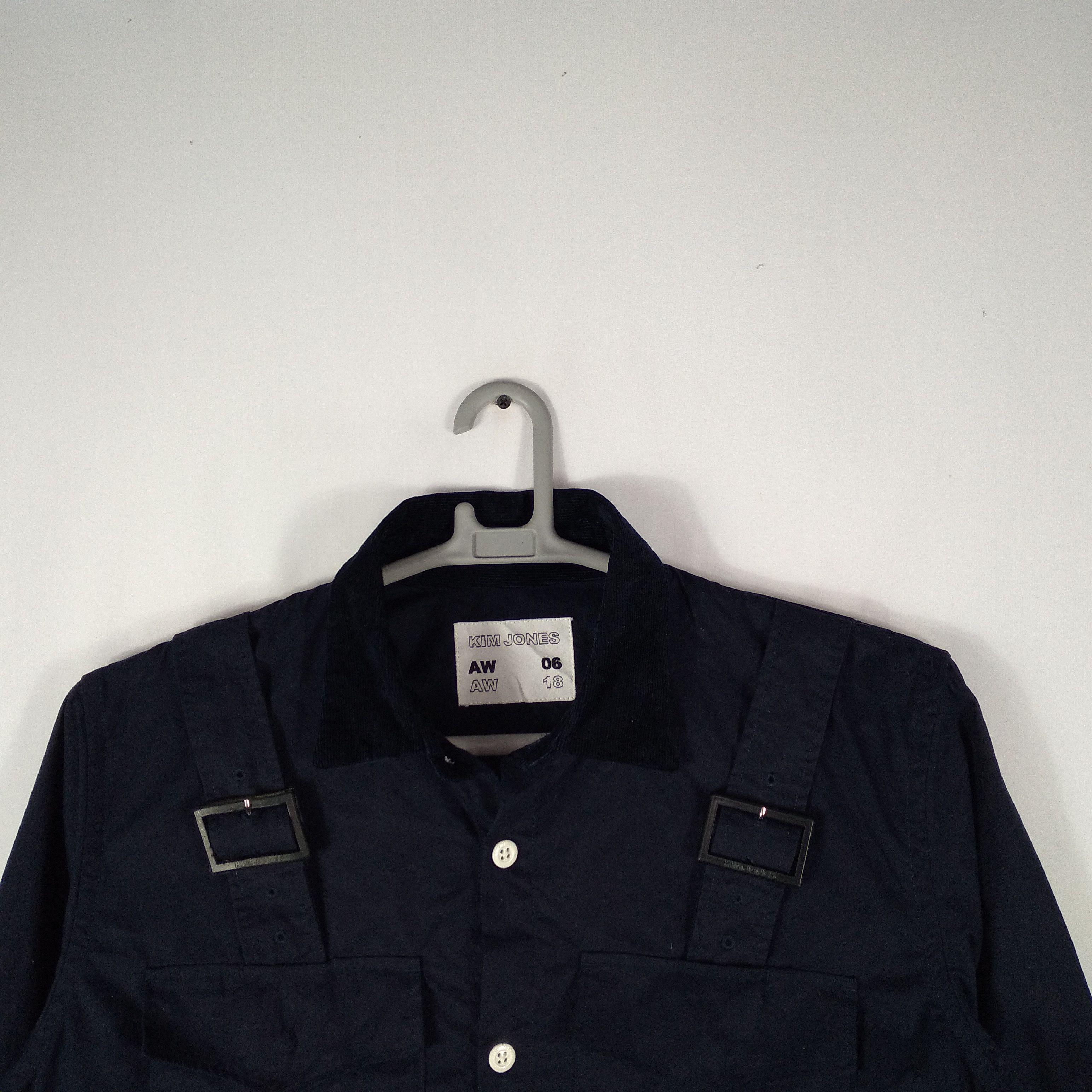 Designer × GU × Kim Jones 🔥Rare🔥AW06 Kim Jones Velvet Collar Buckle Military Jacket Size US L / EU 52-54 / 3 - 2 Thumbnail