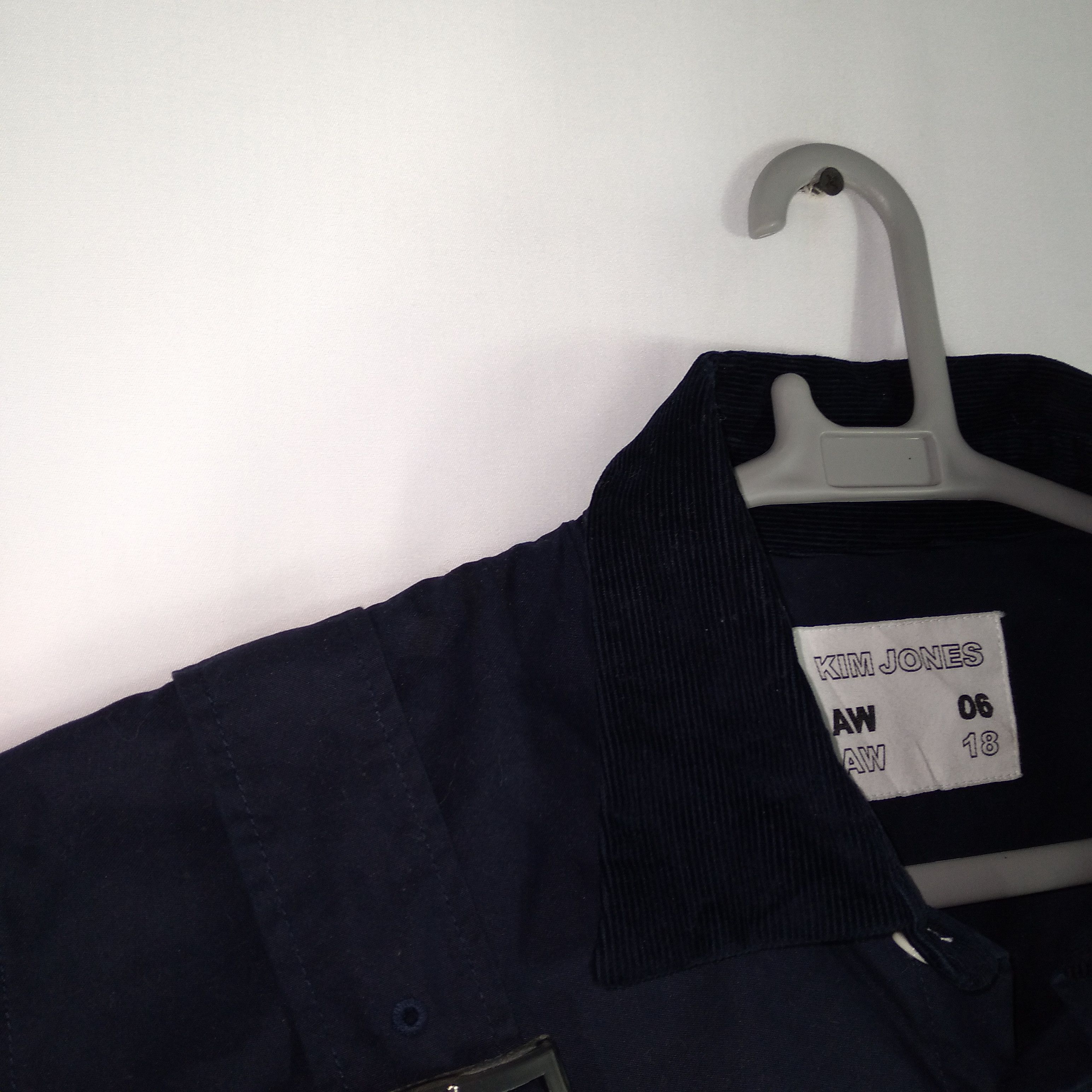 Designer × GU × Kim Jones 🔥Rare🔥AW06 Kim Jones Velvet Collar Buckle Military Jacket Size US L / EU 52-54 / 3 - 11 Thumbnail