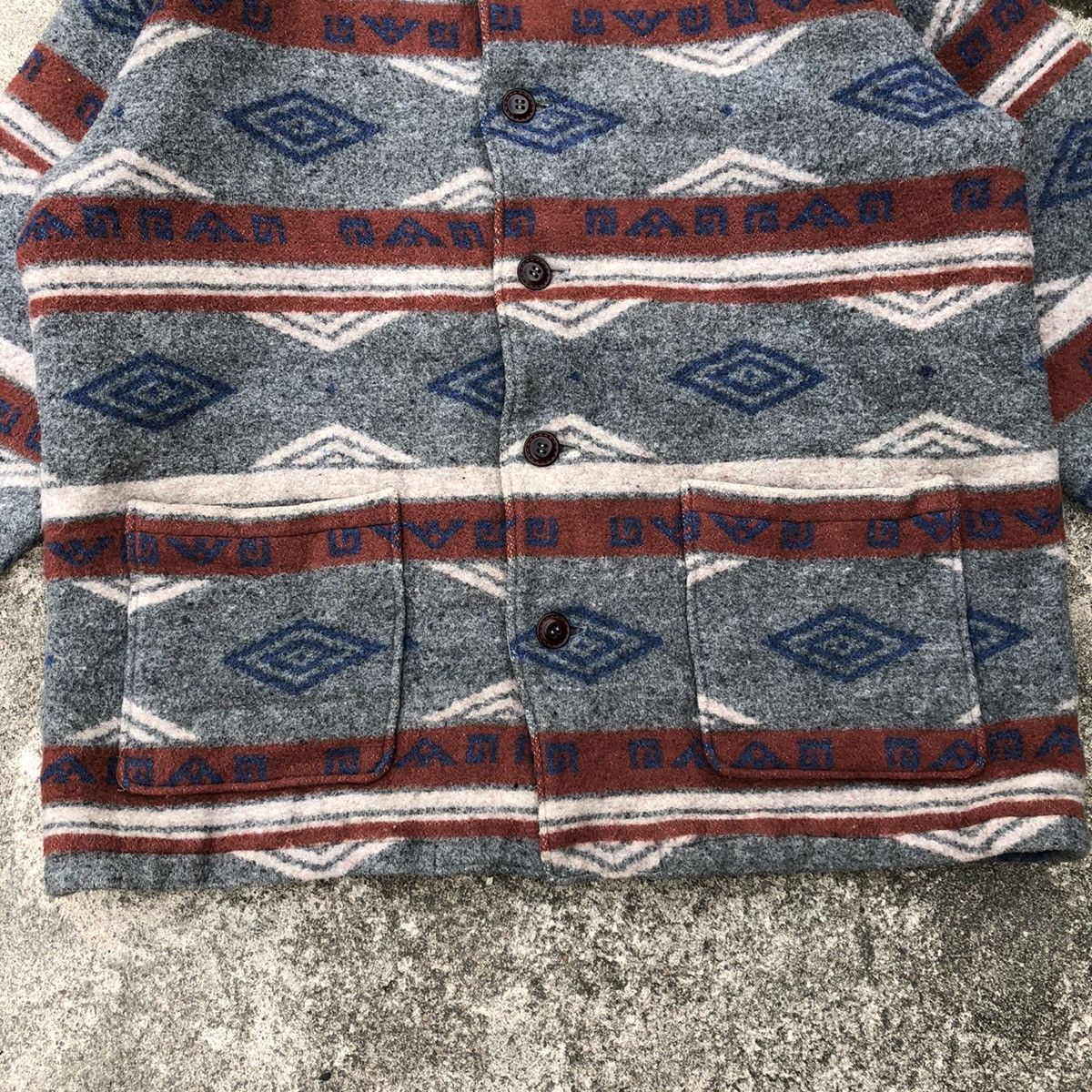 Japanese Brand × Native 🔥Rare🔥Vintage Mannish Navajo Native Umbro Wool Heavy Jacket Size US XXL / EU 58 / 5 - 3 Thumbnail
