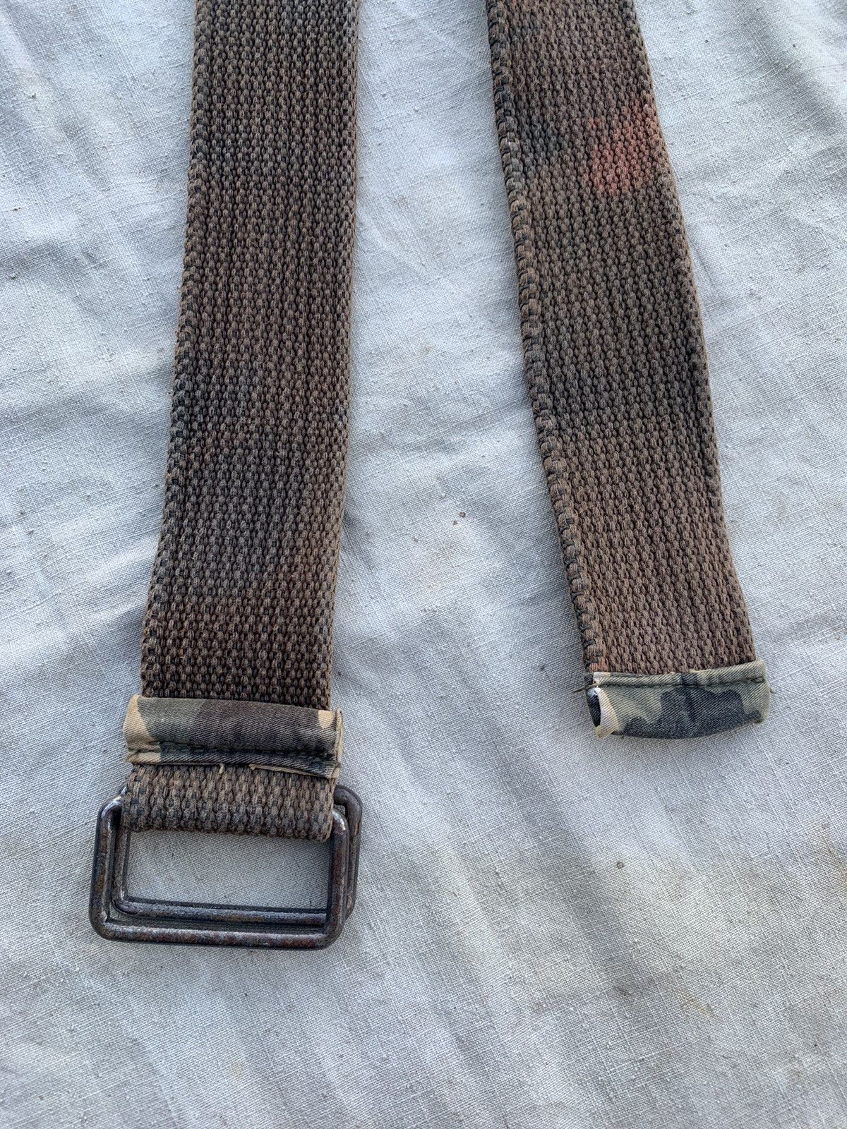 Other Vintage Military Camo Heavy Cotton Belt Size ONE SIZE - 1 Thumbnail