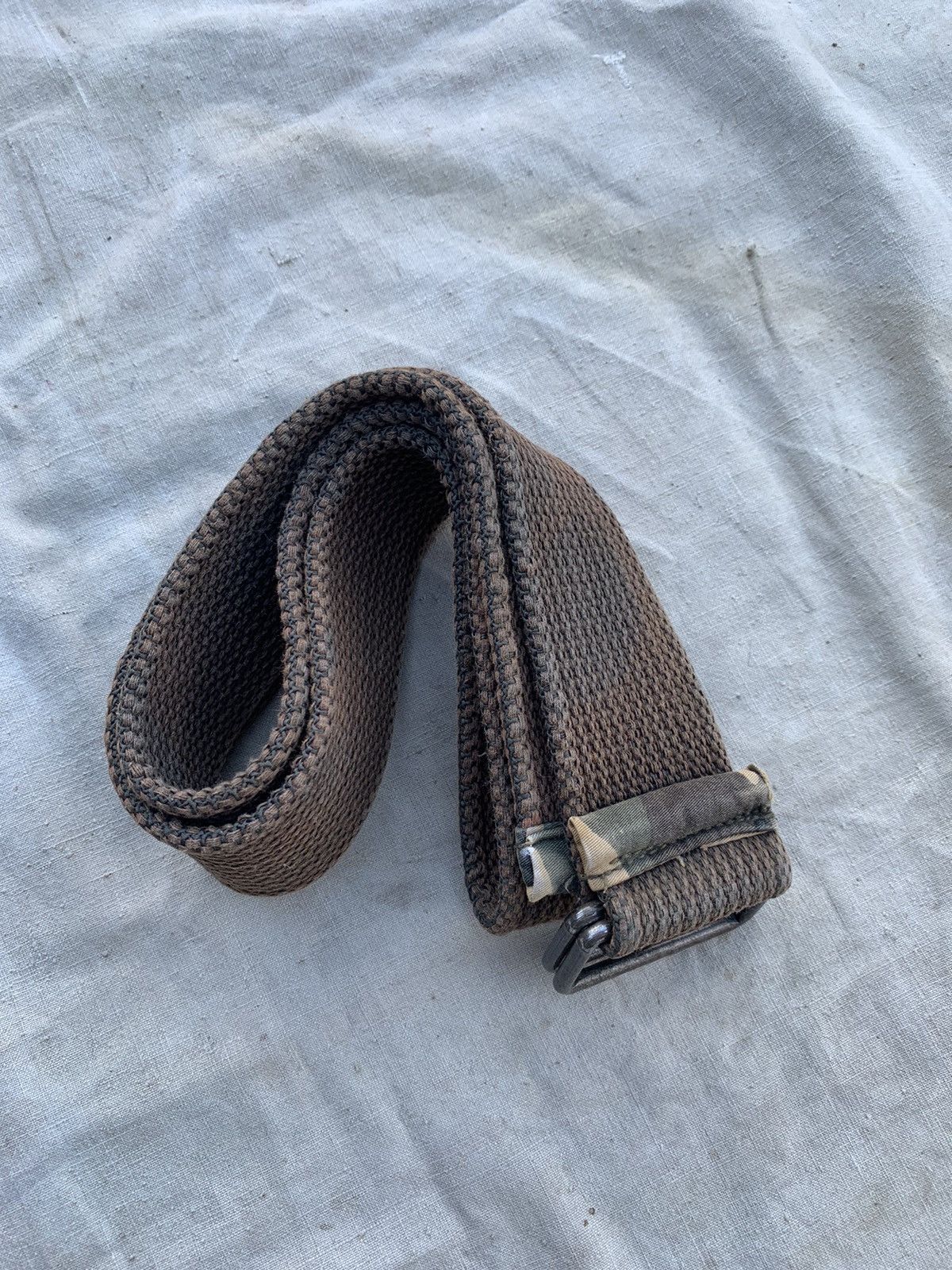 Other Vintage Military Camo Heavy Cotton Belt Size ONE SIZE - 6 Thumbnail