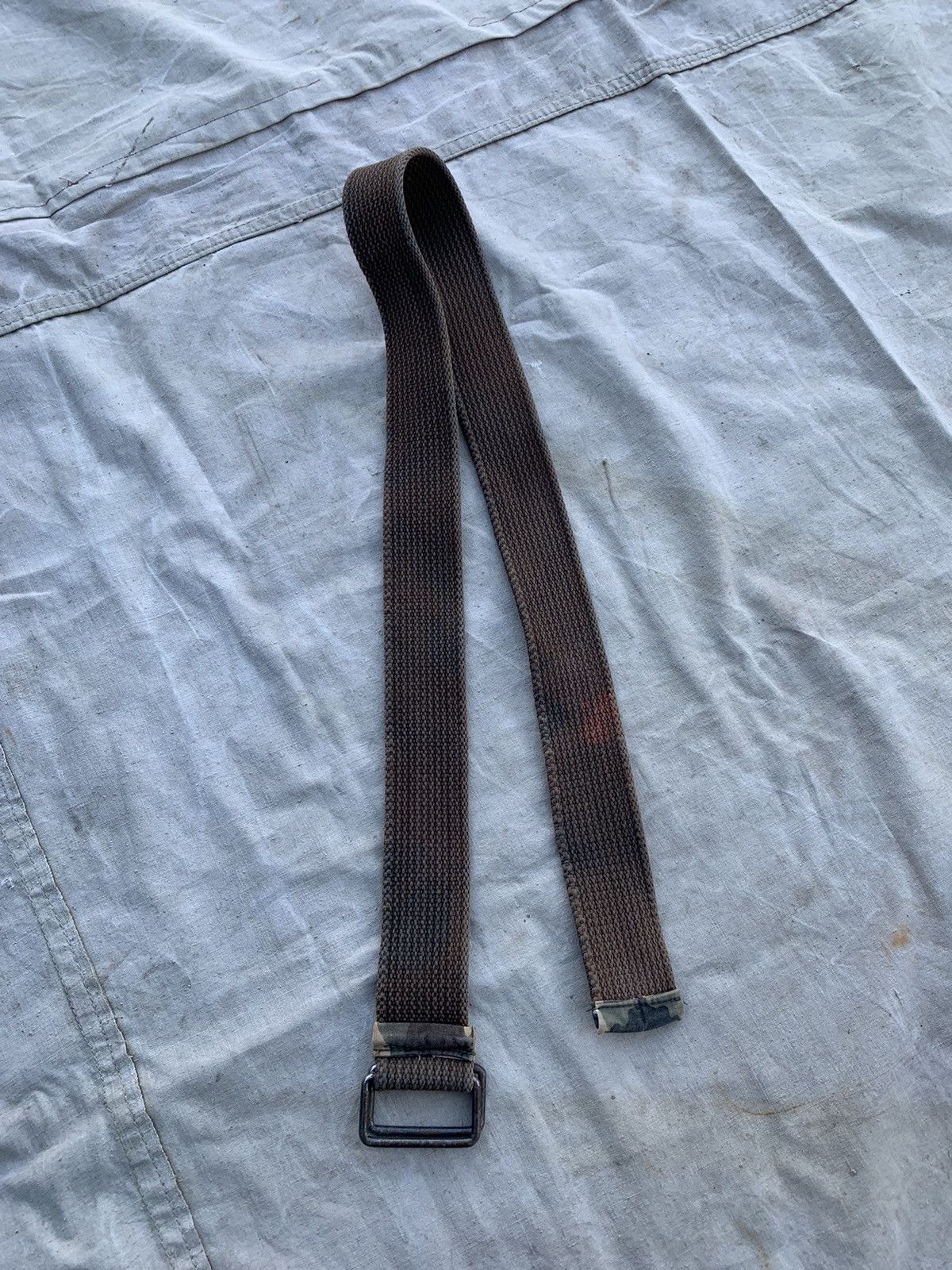 Other Vintage Military Camo Heavy Cotton Belt Size ONE SIZE - 3 Thumbnail