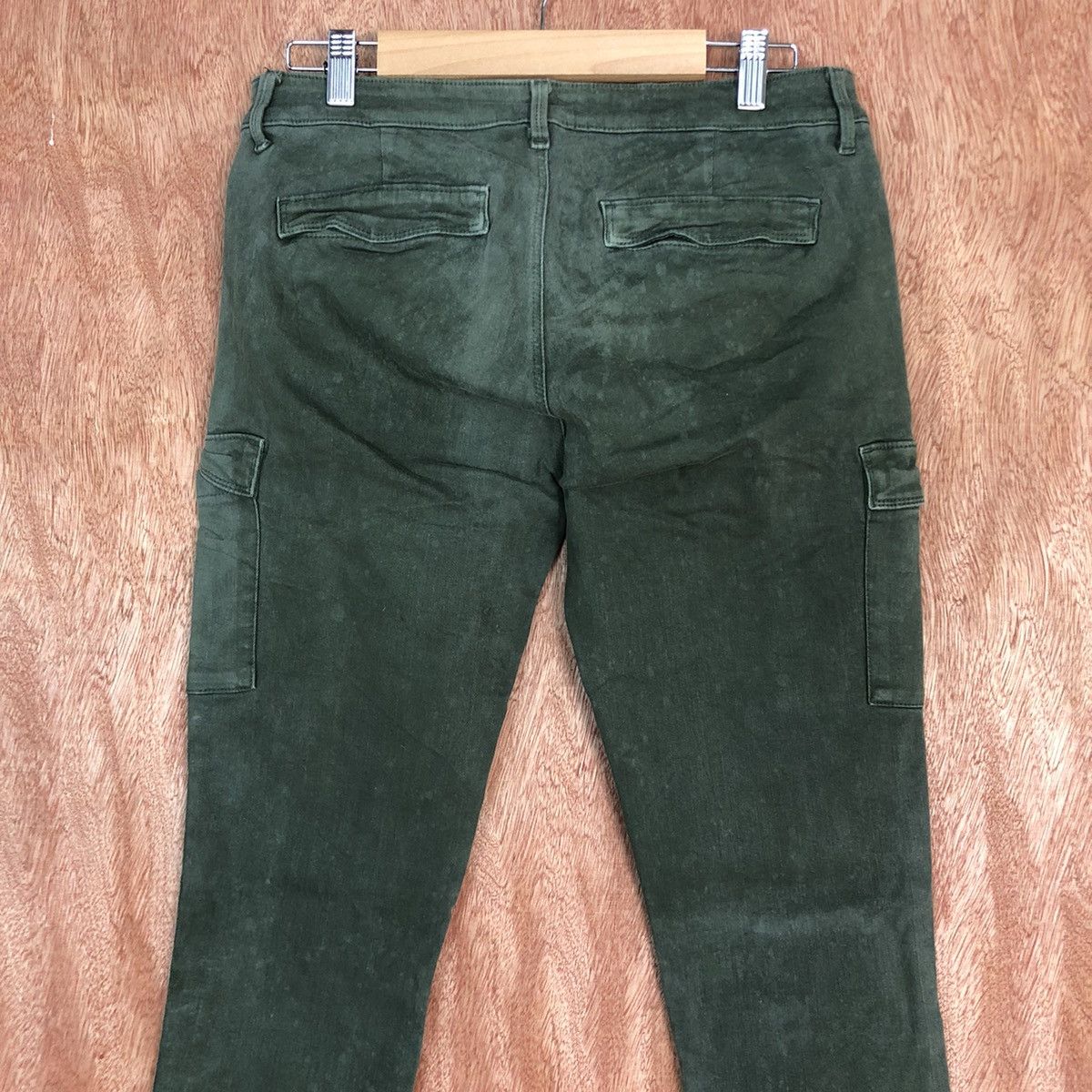 Japanese Brand × Uniqlo UJ UNIQLO GREEN MULTIPOCKET SKINNY CARGO PANTS #c661 Size US 27 - 9 Thumbnail