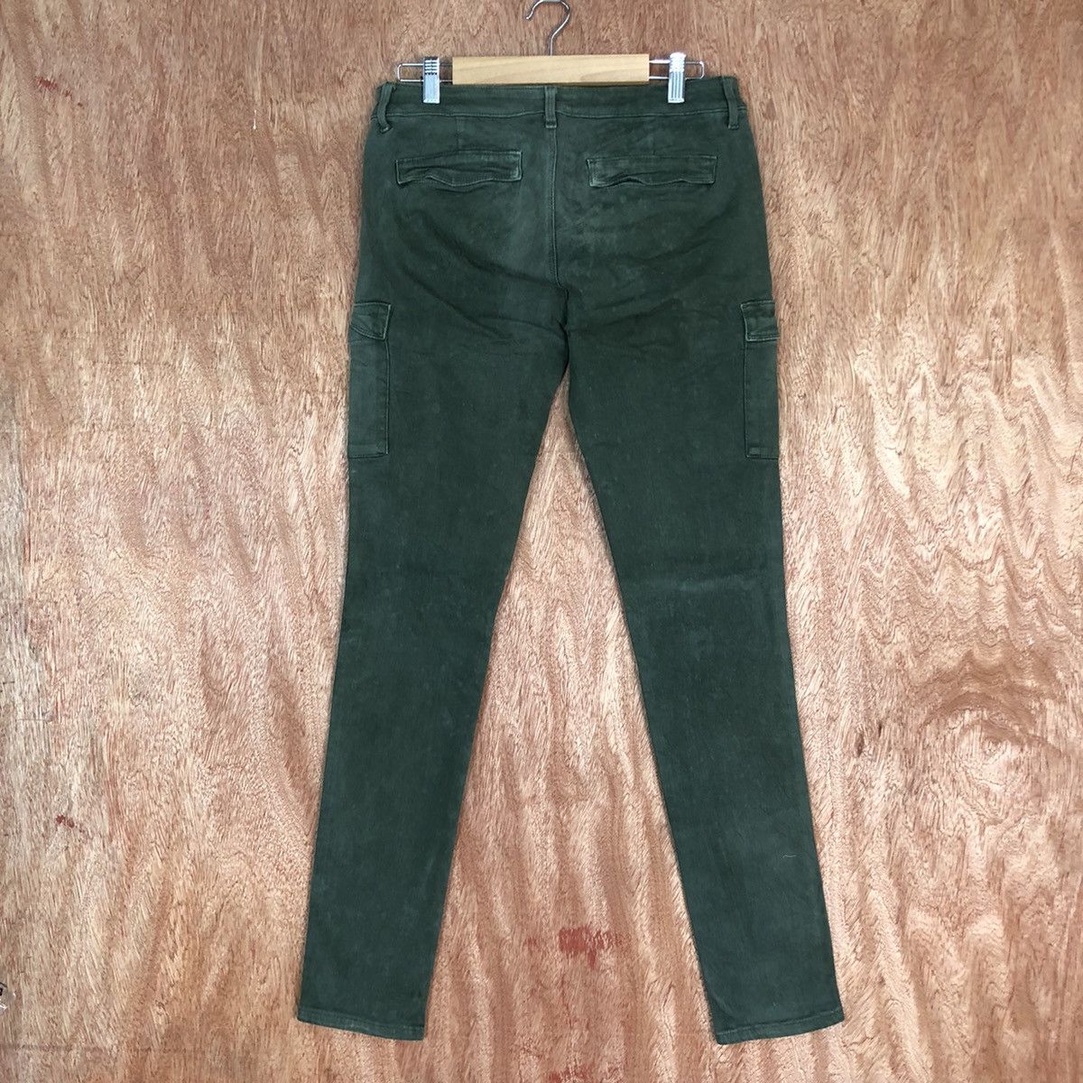 Japanese Brand × Uniqlo UJ UNIQLO GREEN MULTIPOCKET SKINNY CARGO PANTS #c661 Size US 27 - 8 Thumbnail