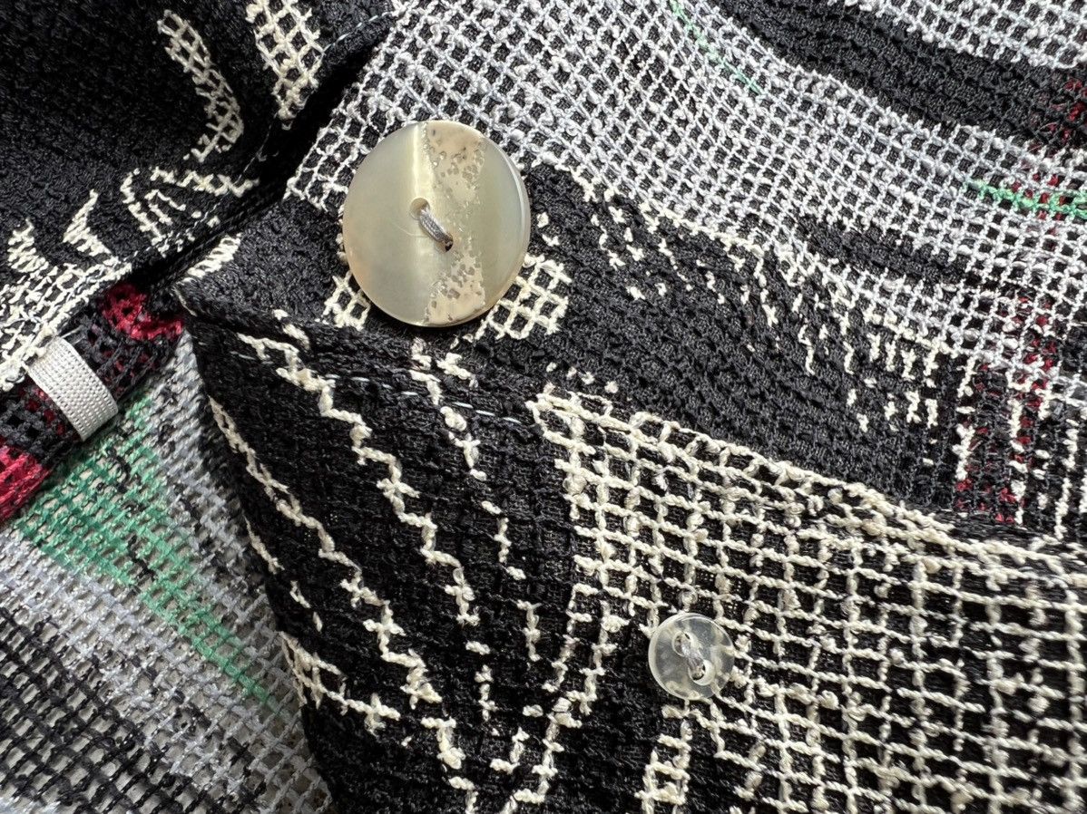 Vintage VINTAGE ZEBRA PRINT MESH BOHEMIAN BLAZER MICPORE JAPAN Size US M / EU 48-50 / 2 - 18 Thumbnail