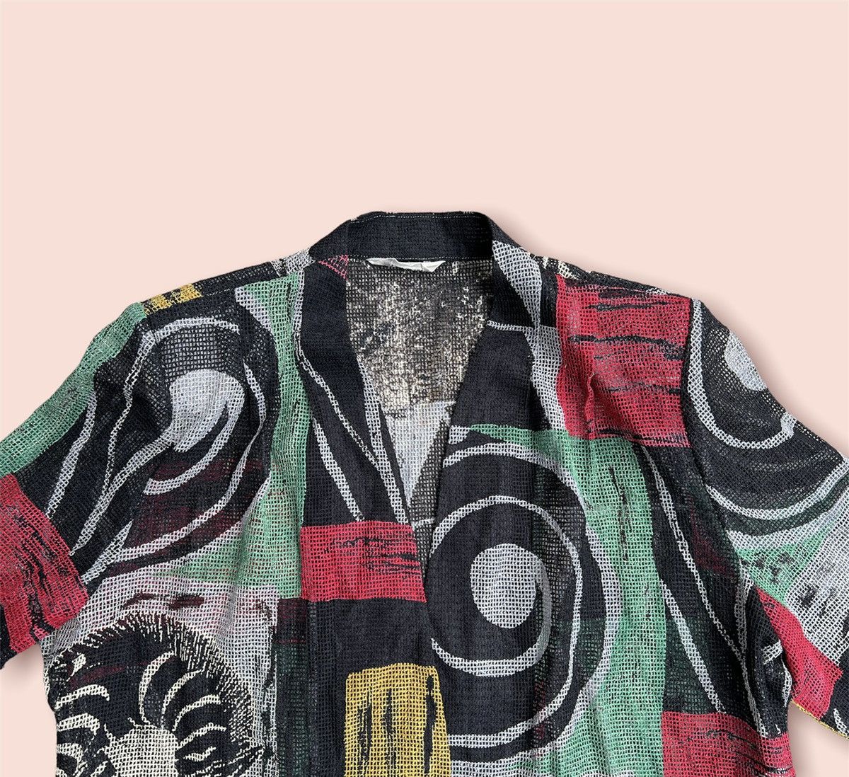 Vintage VINTAGE ZEBRA PRINT MESH BOHEMIAN BLAZER MICPORE JAPAN Size US M / EU 48-50 / 2 - 3 Thumbnail