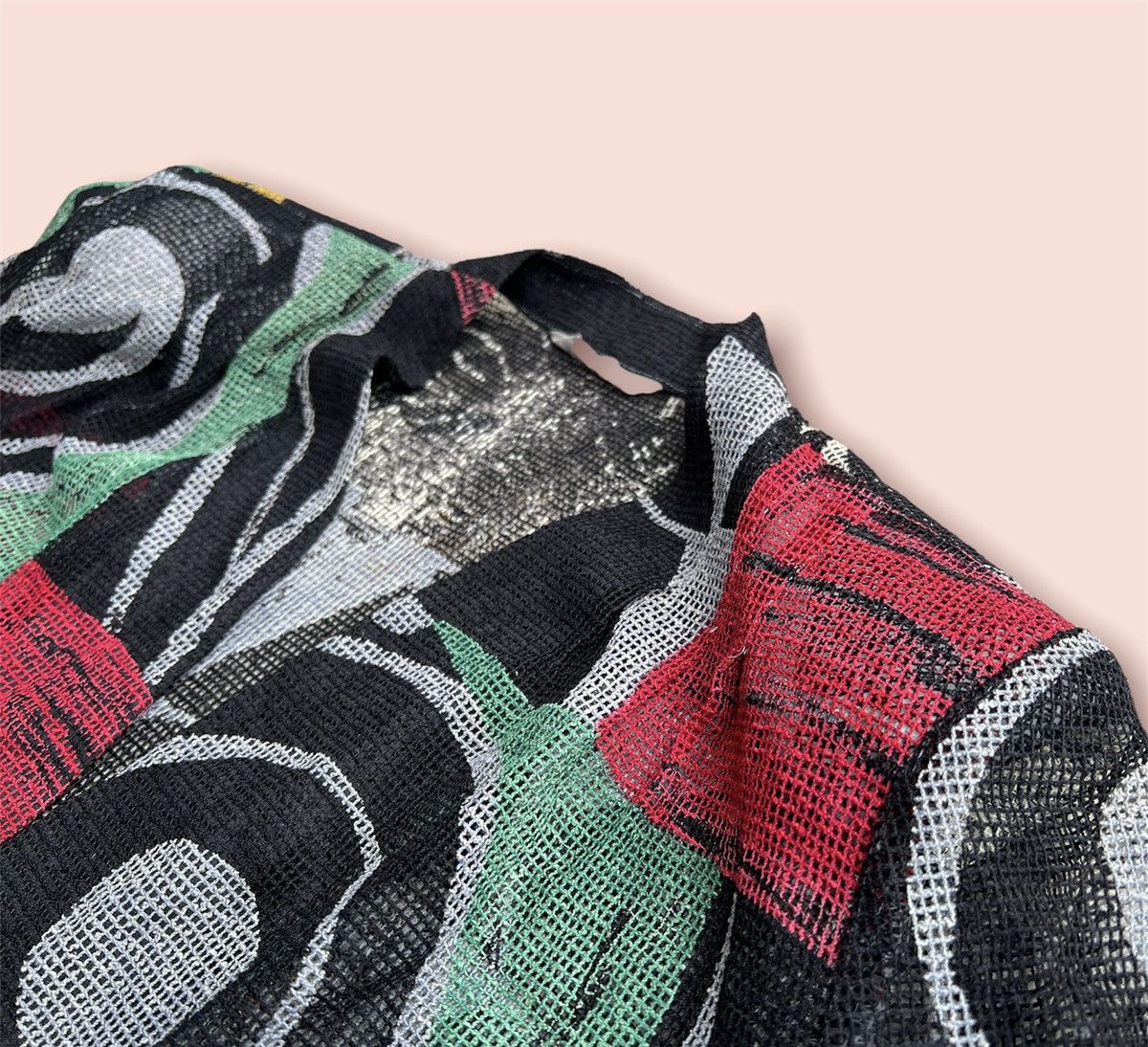 Vintage VINTAGE ZEBRA PRINT MESH BOHEMIAN BLAZER MICPORE JAPAN Size US M / EU 48-50 / 2 - 9 Thumbnail