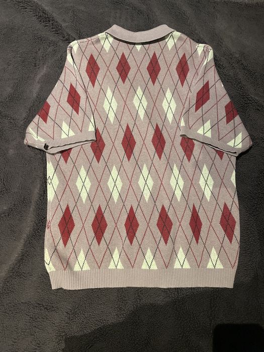 Supreme Supreme Argyle zip polo | Grailed