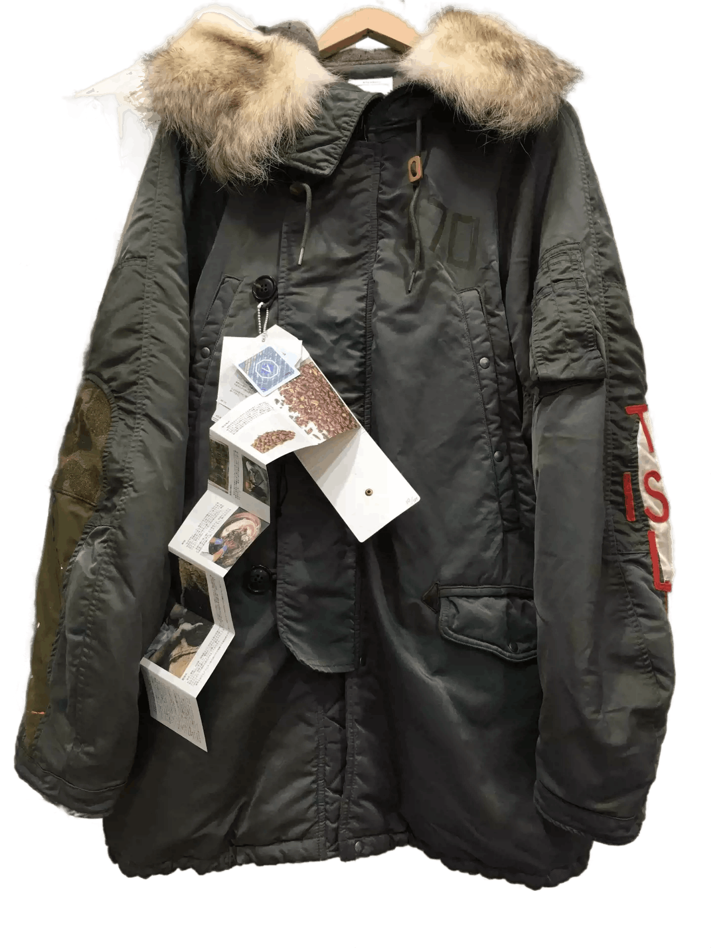 19AW Visvim VALDEZ COAT COLLAGE Black