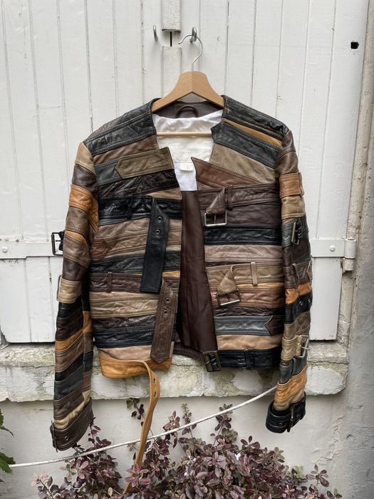 h&m margiela belt jacket