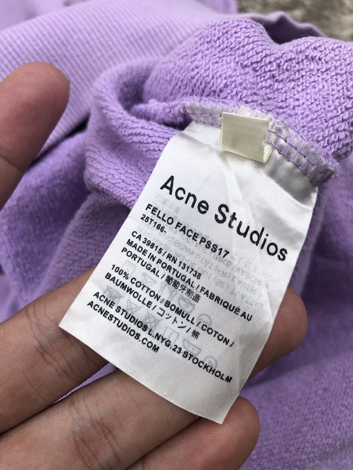 Acne Studios 💸BINDINGOFFER💸Acne Studios Fello Face PSS17 Sweatshirt Size US L / EU 52-54 / 3 - 6 Thumbnail